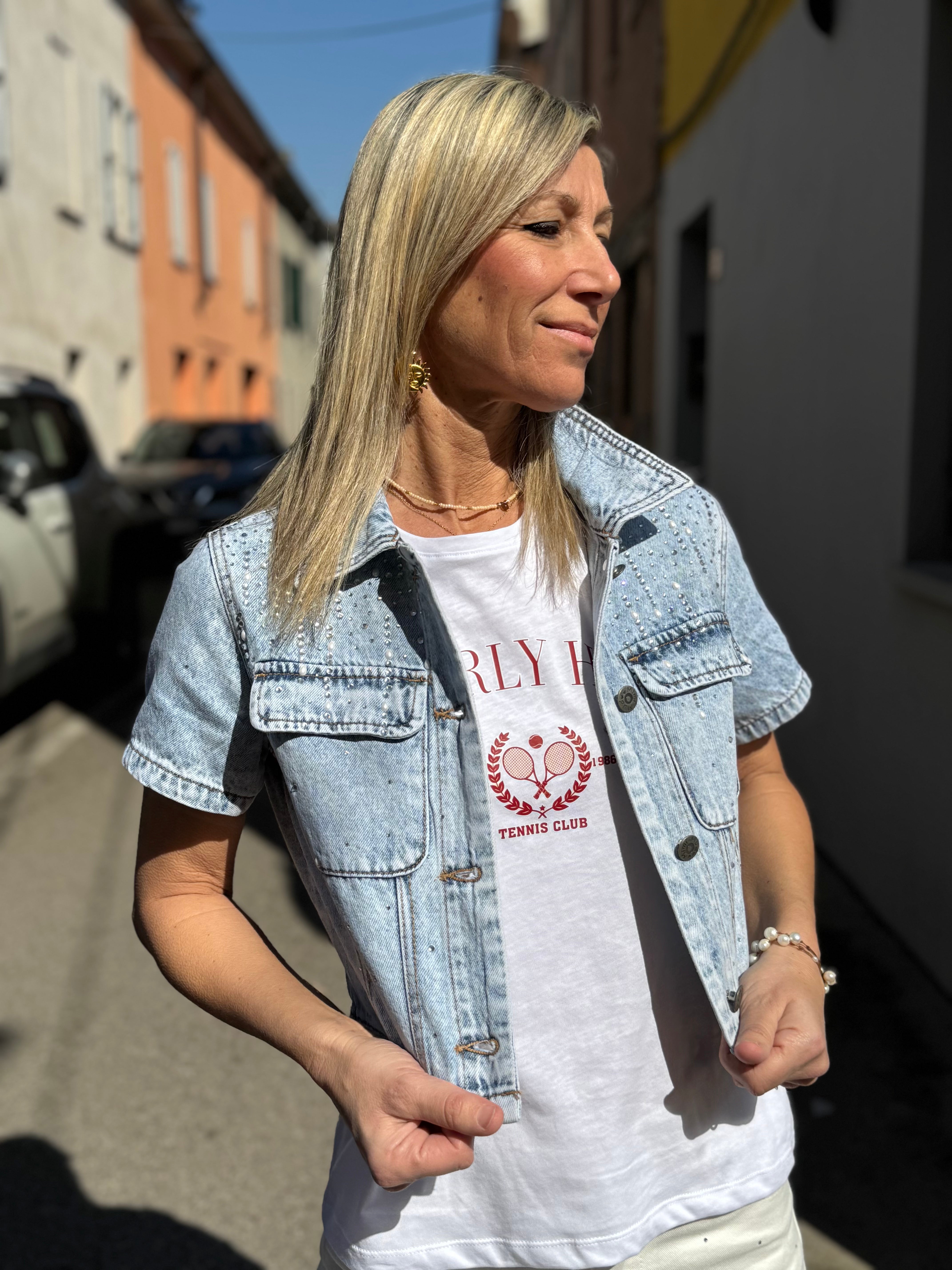 Giacchino strass e perle mimì