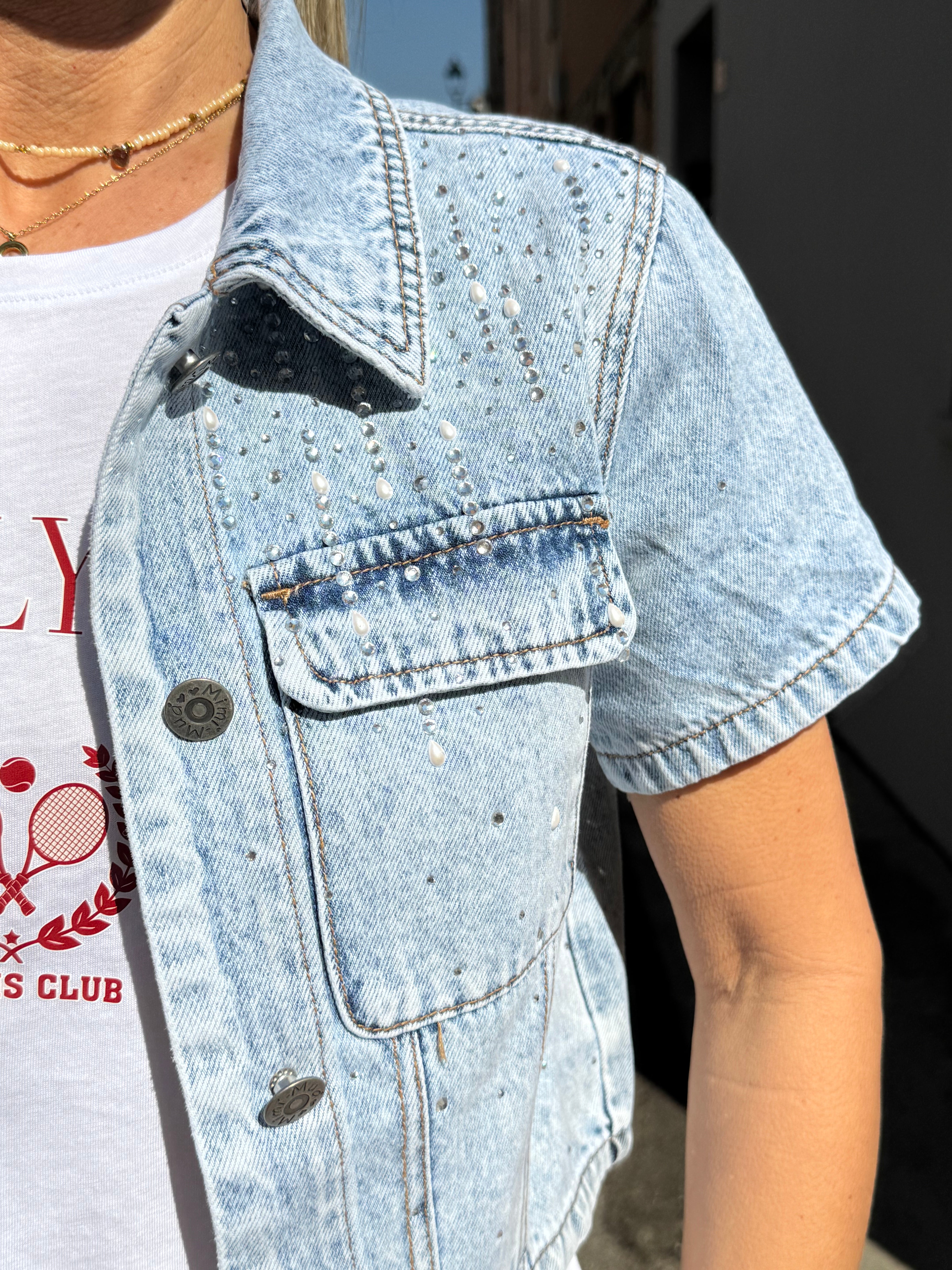 Giacchino strass e perle mimì