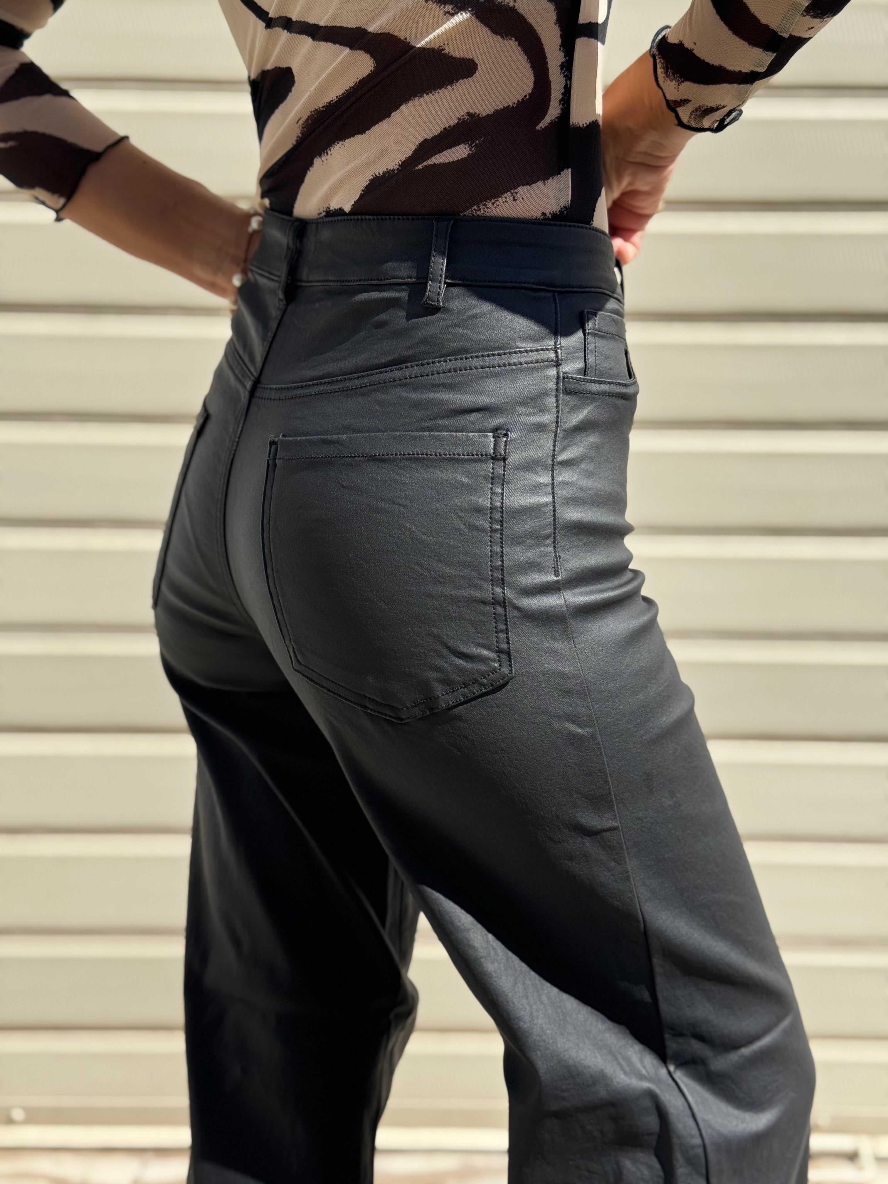 Pantalone tessuto spalmato