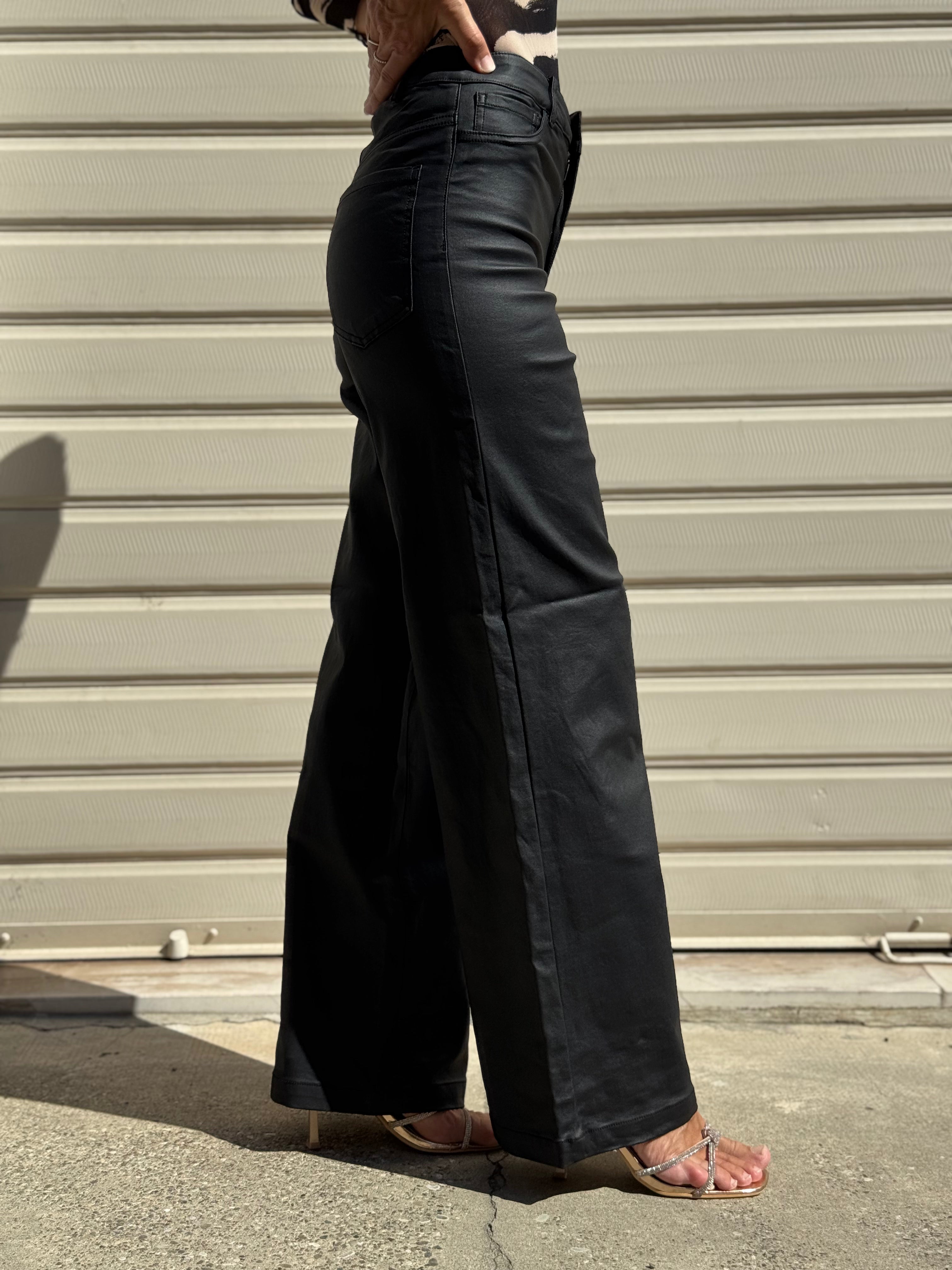 Pantalone tessuto spalmato