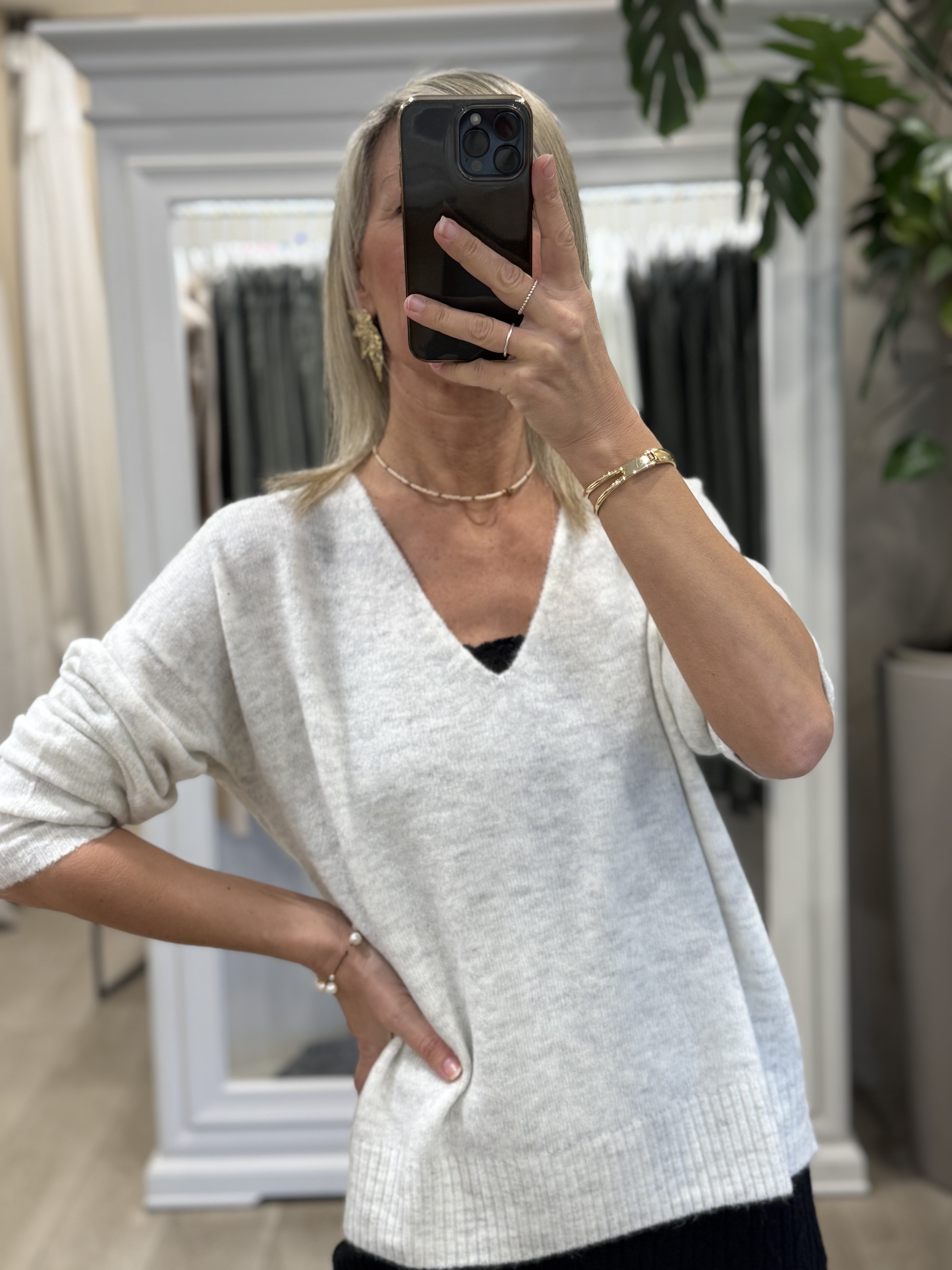 Maglia Scollo V Over