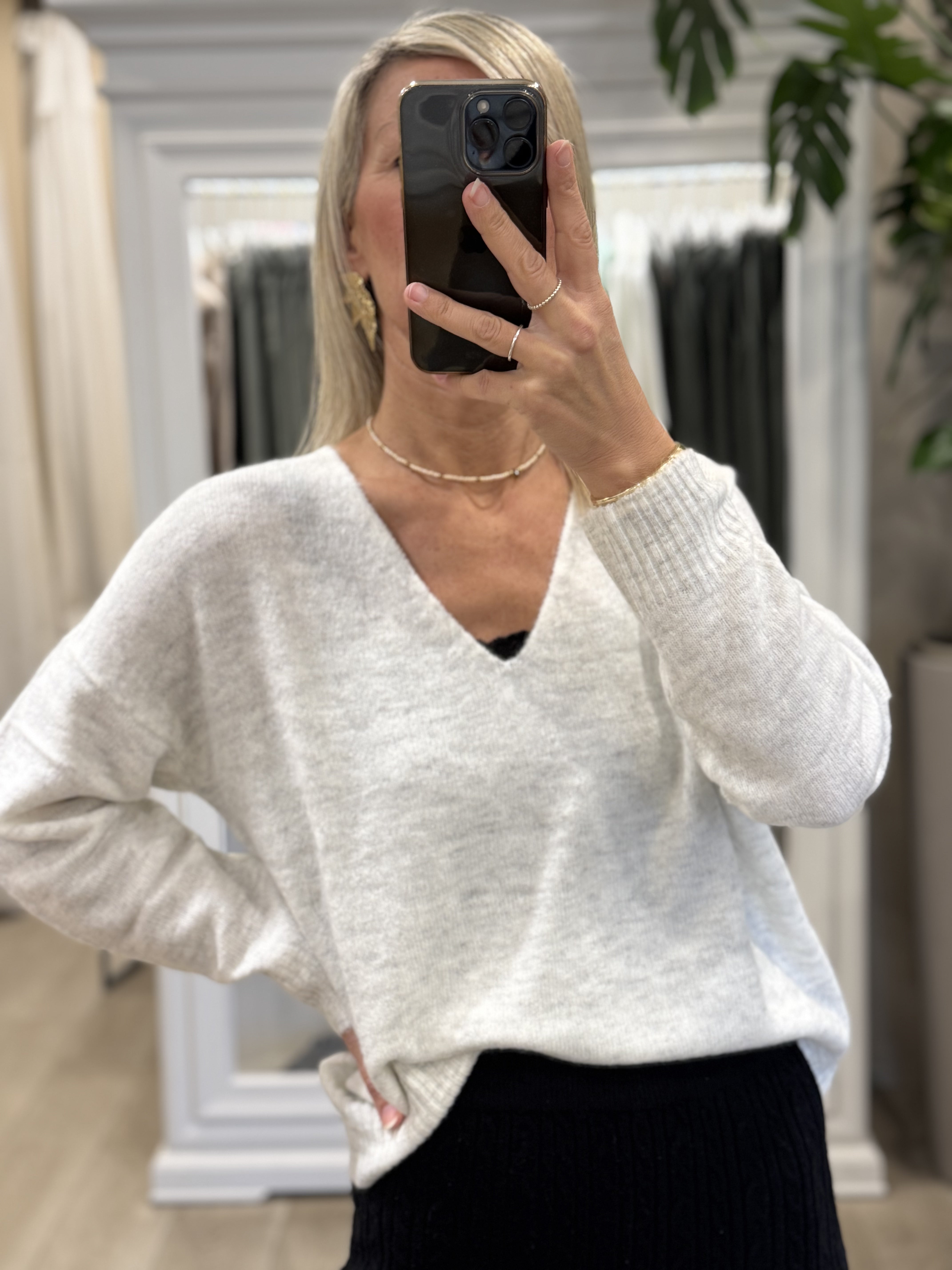 Maglia Scollo V Over