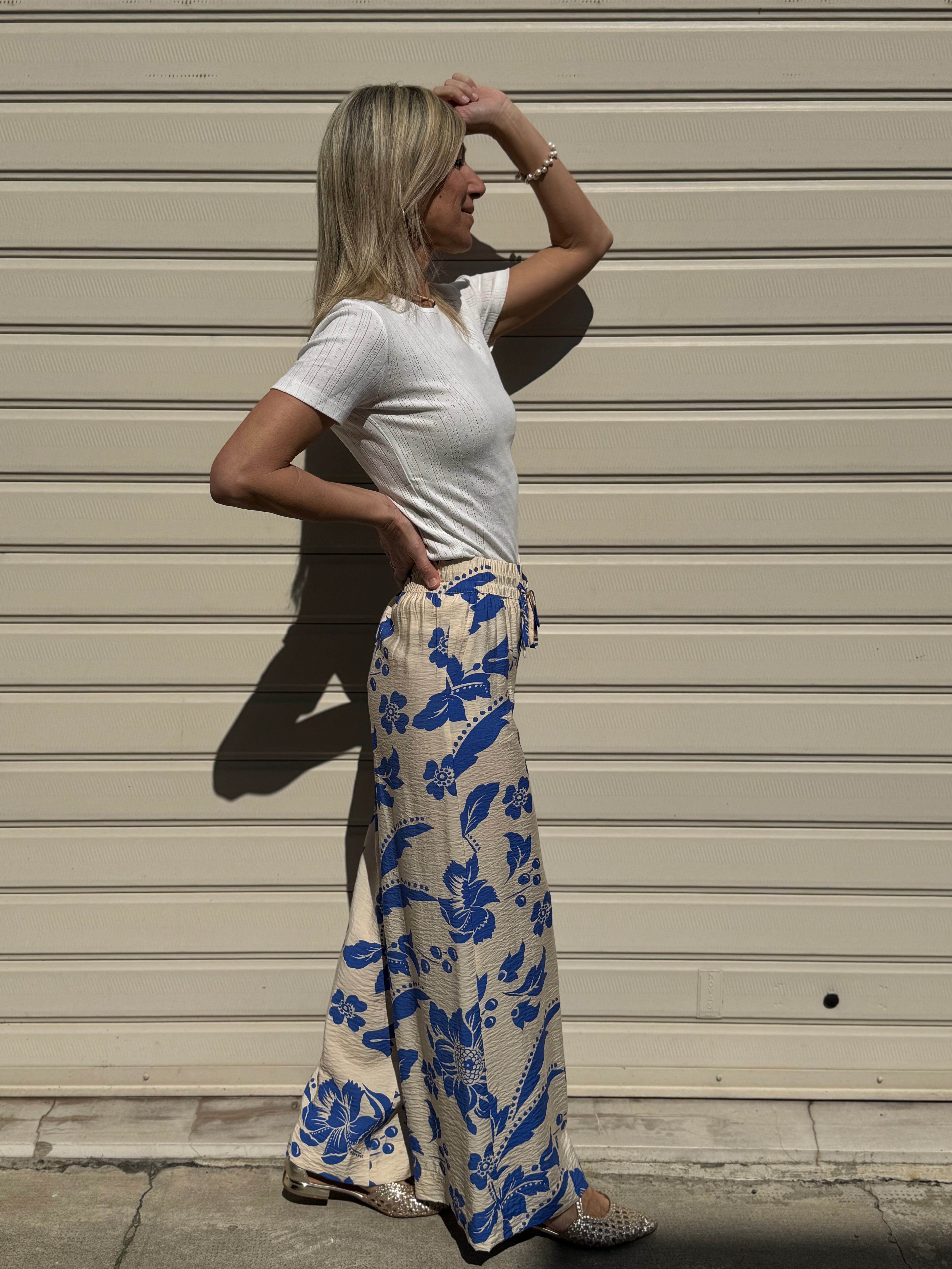 Pantalone palazzo floreale jdy