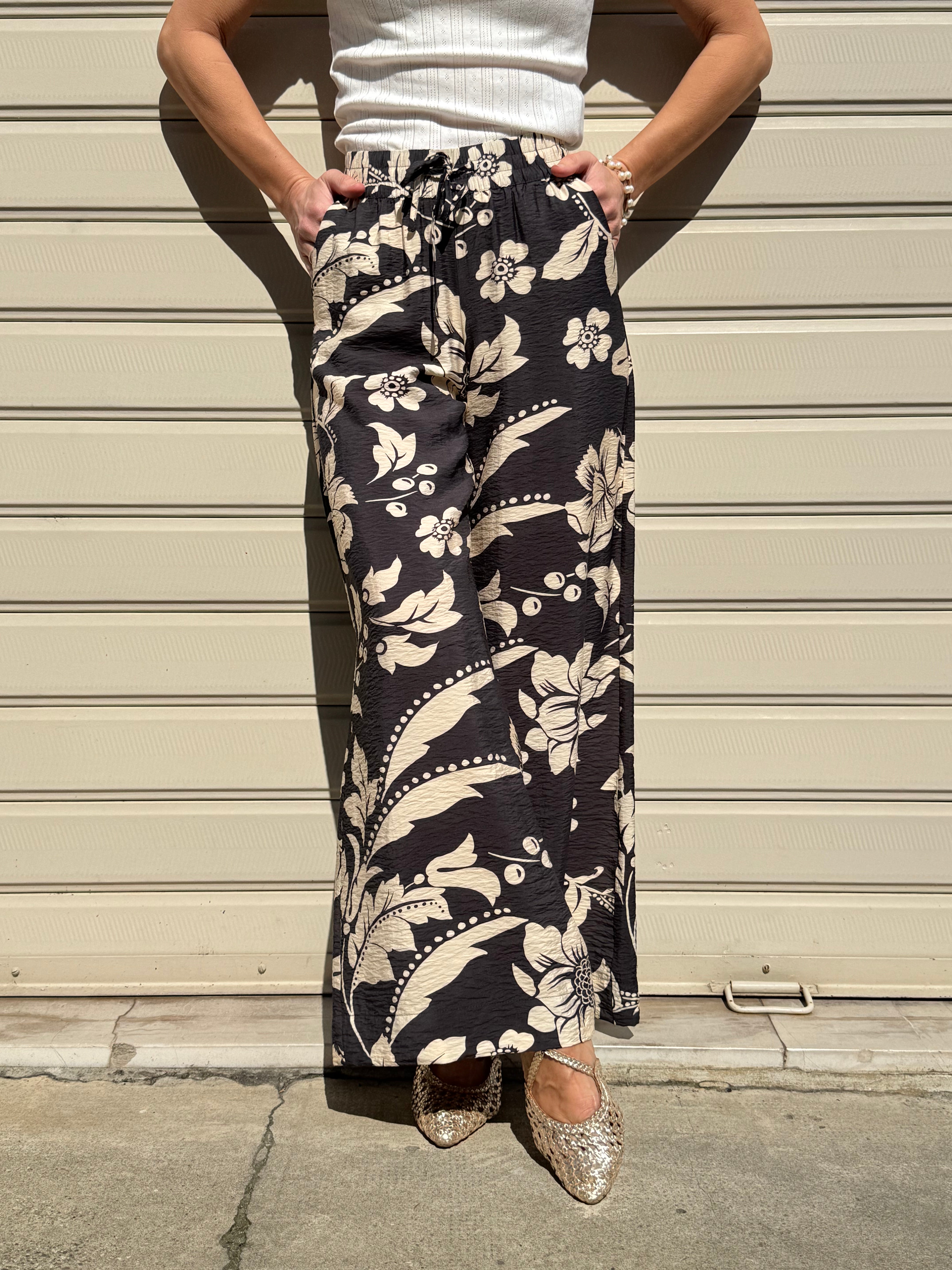 Pantalone palazzo floreale jdy