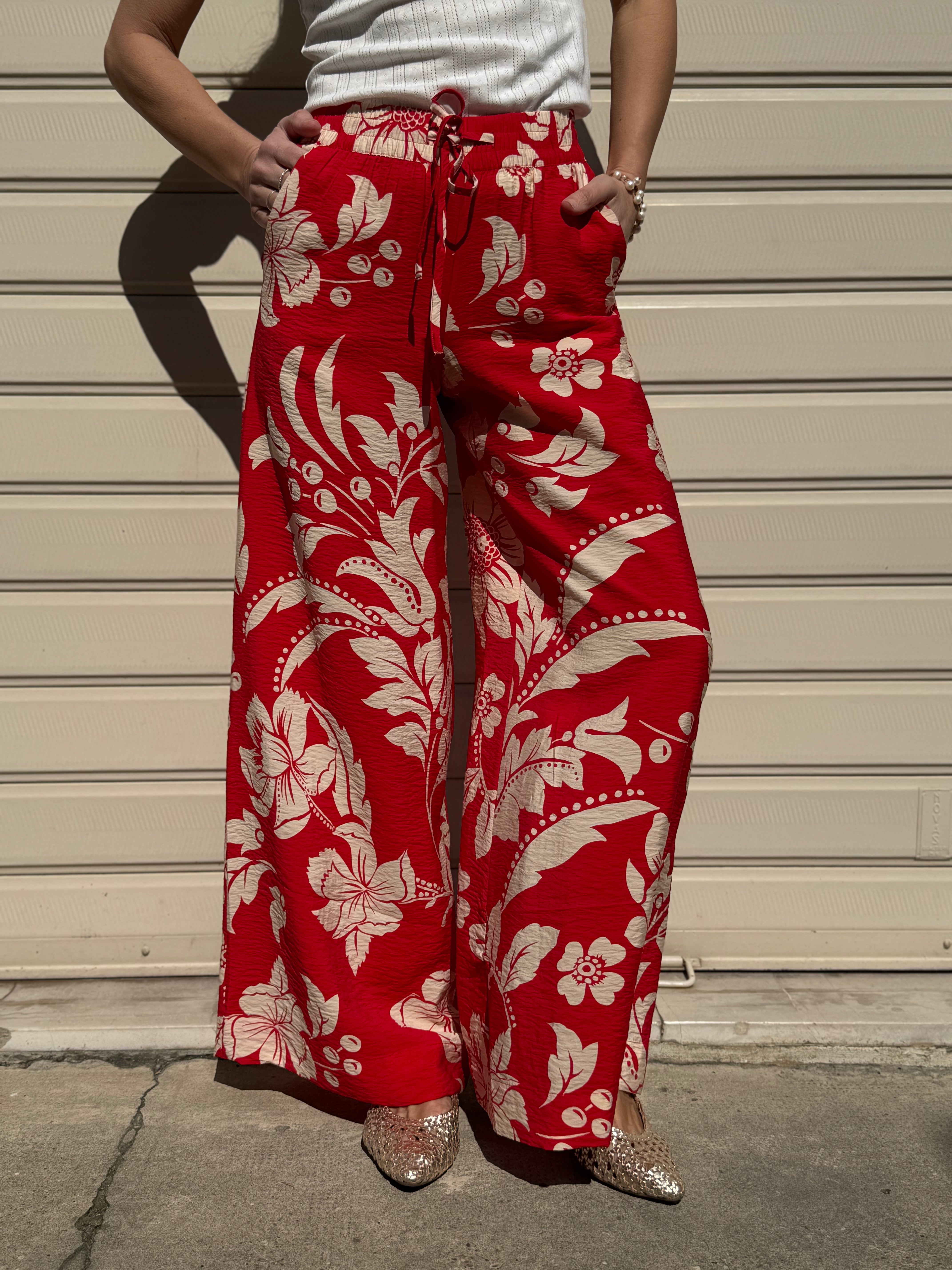 Pantalone palazzo floreale jdy