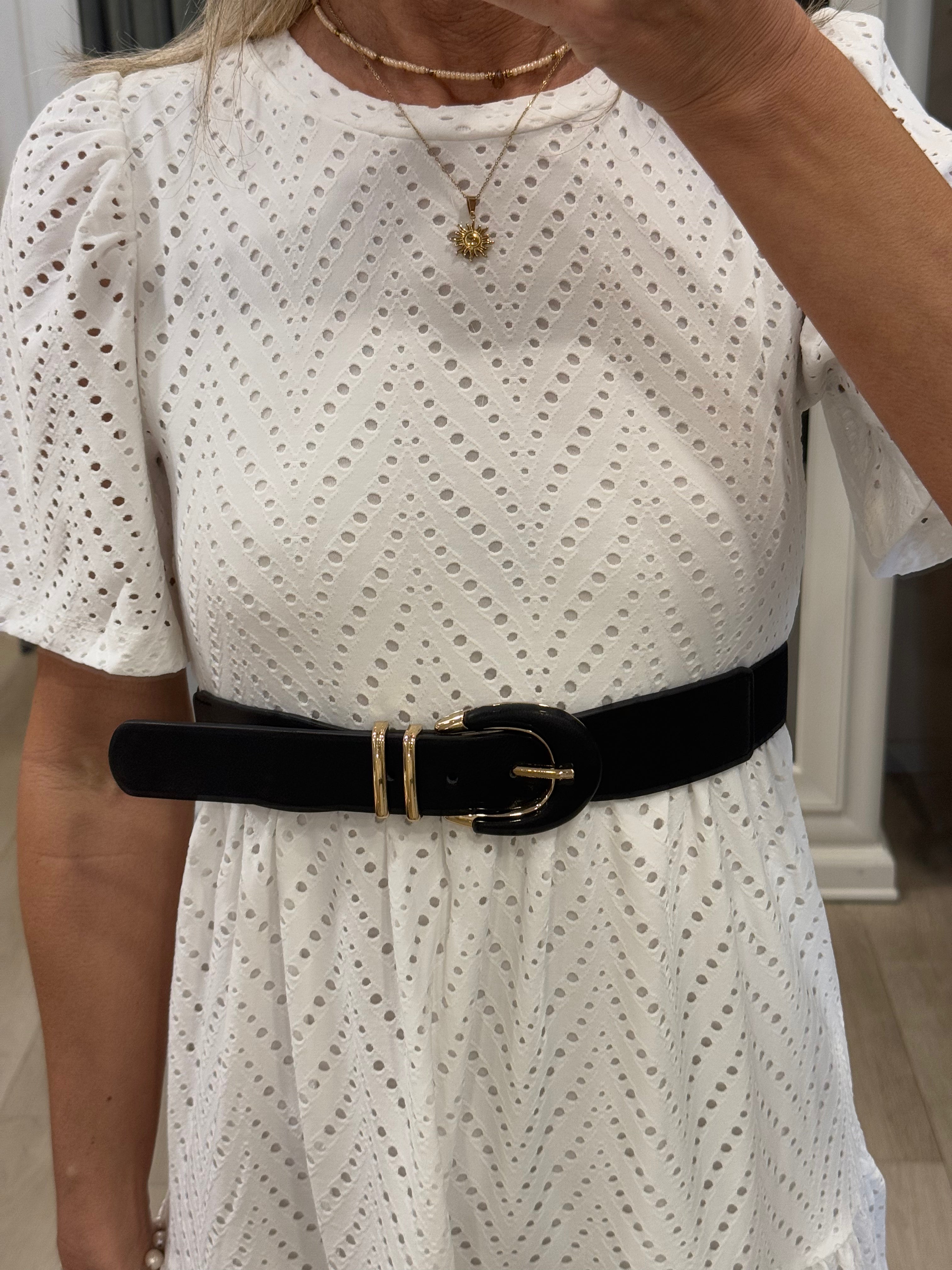 Cintura Fibbia Arrotondata