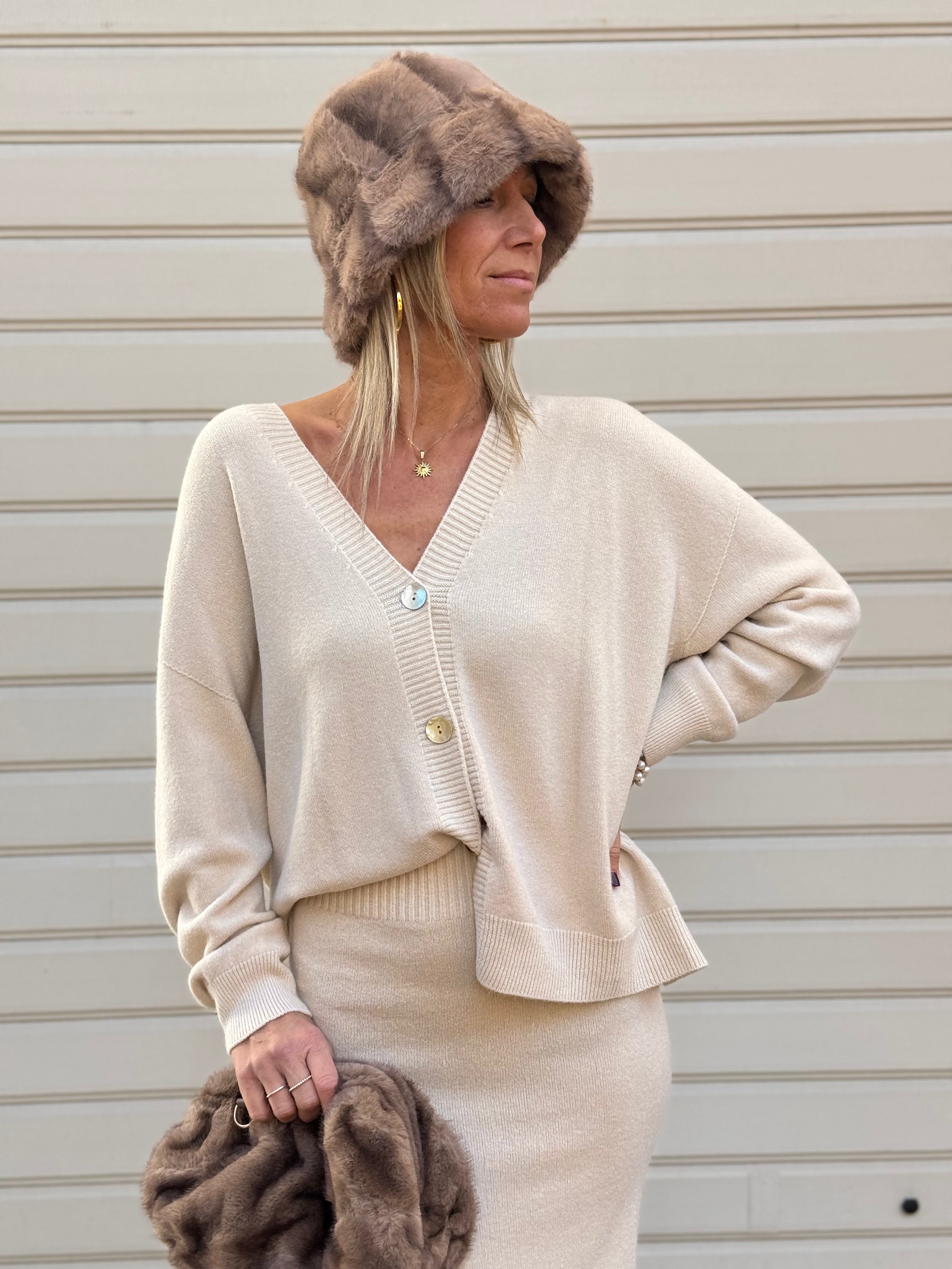 Cardigan maglia imperial