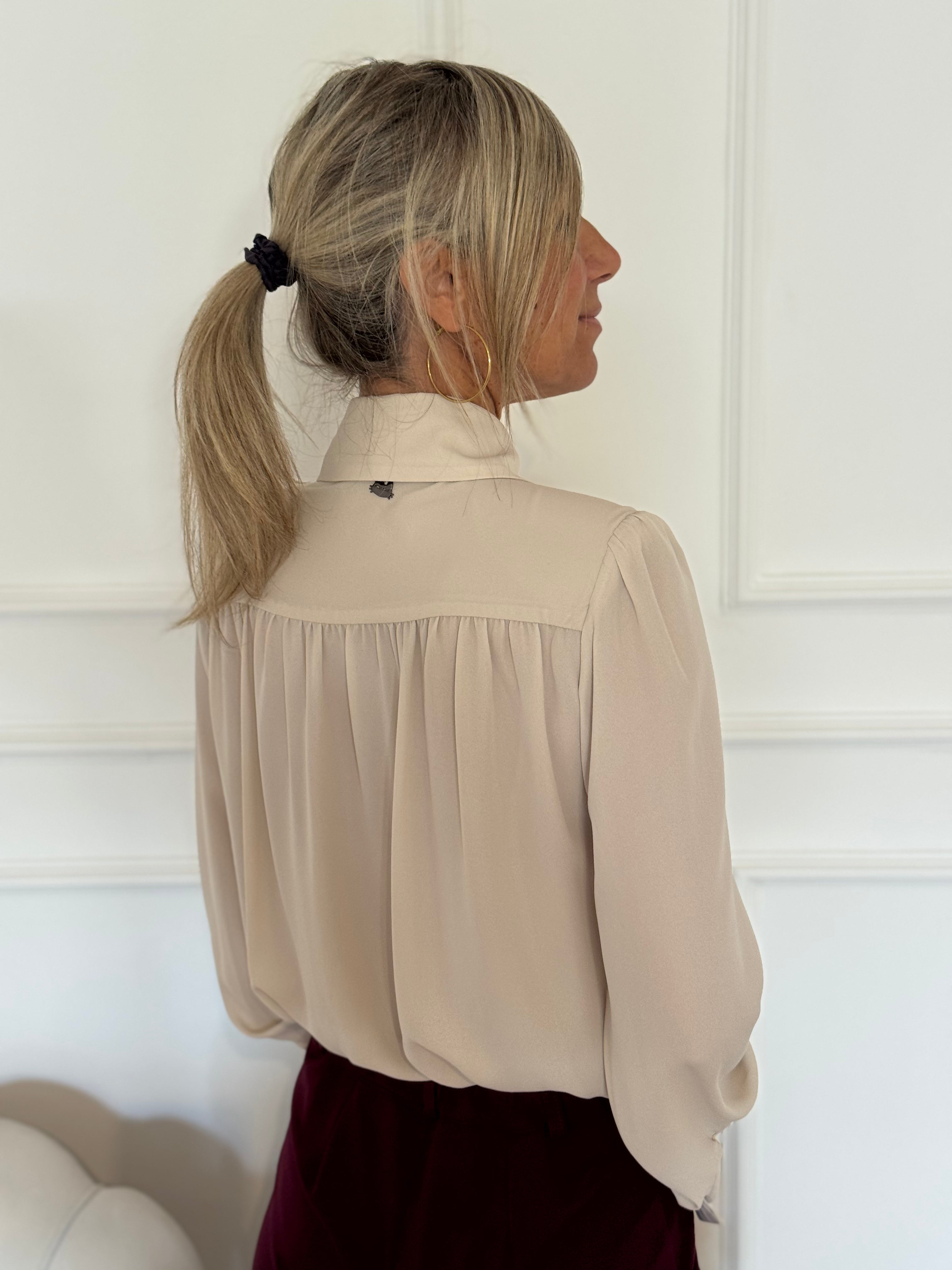 Camicia colletto fiocco mimì