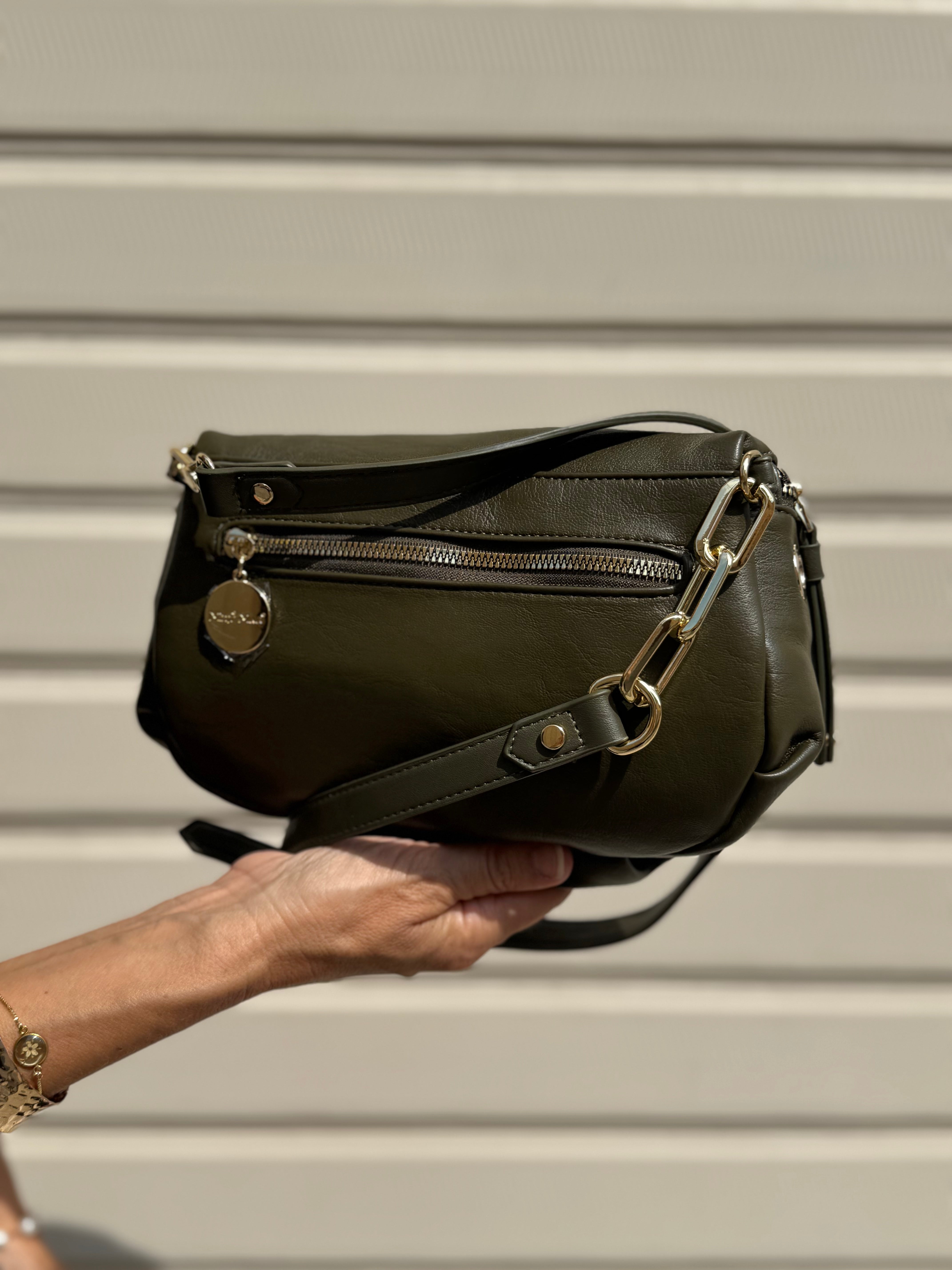 Borsa marsupio con occhielli