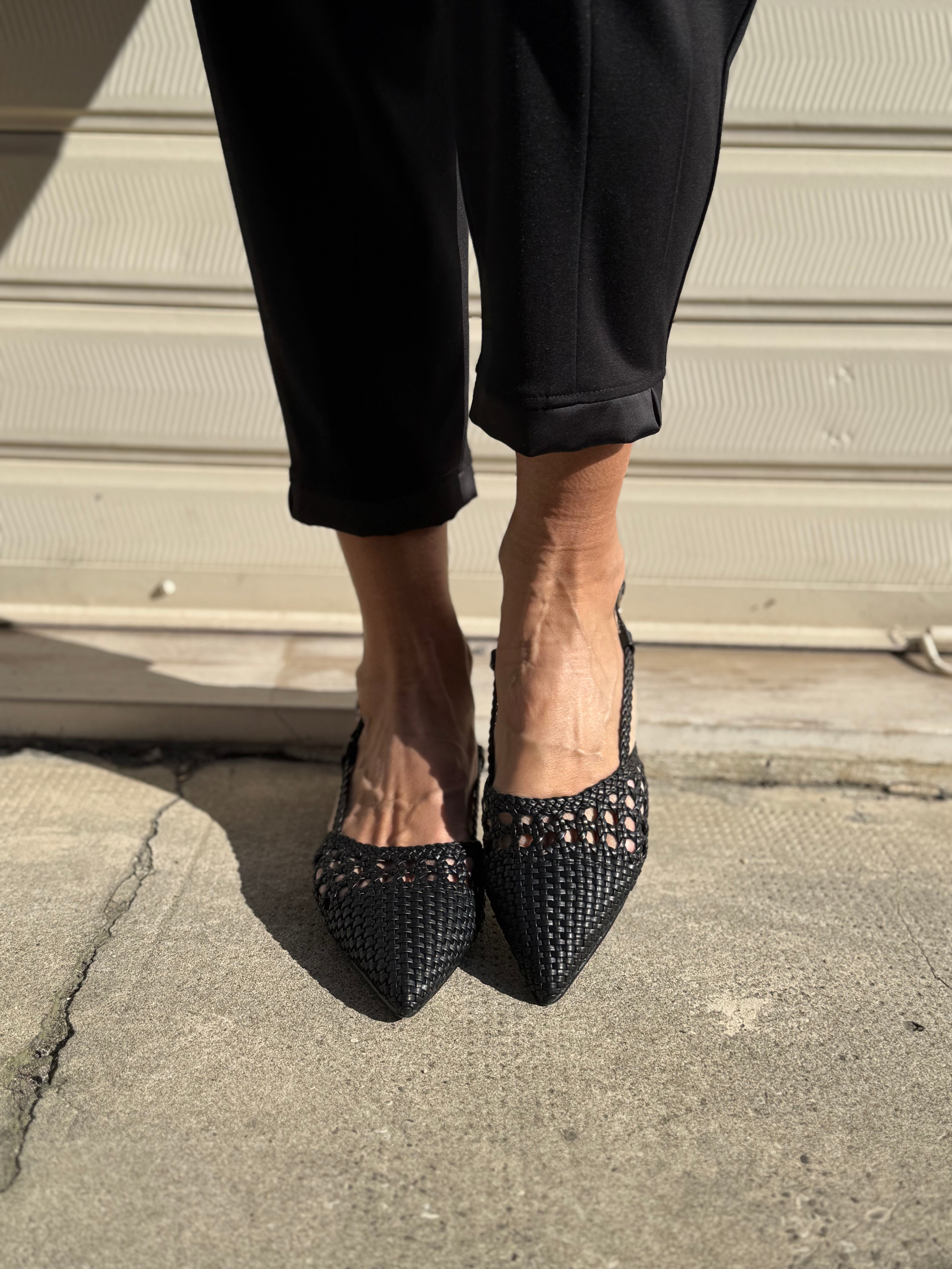 Slingback intrecciata mimì