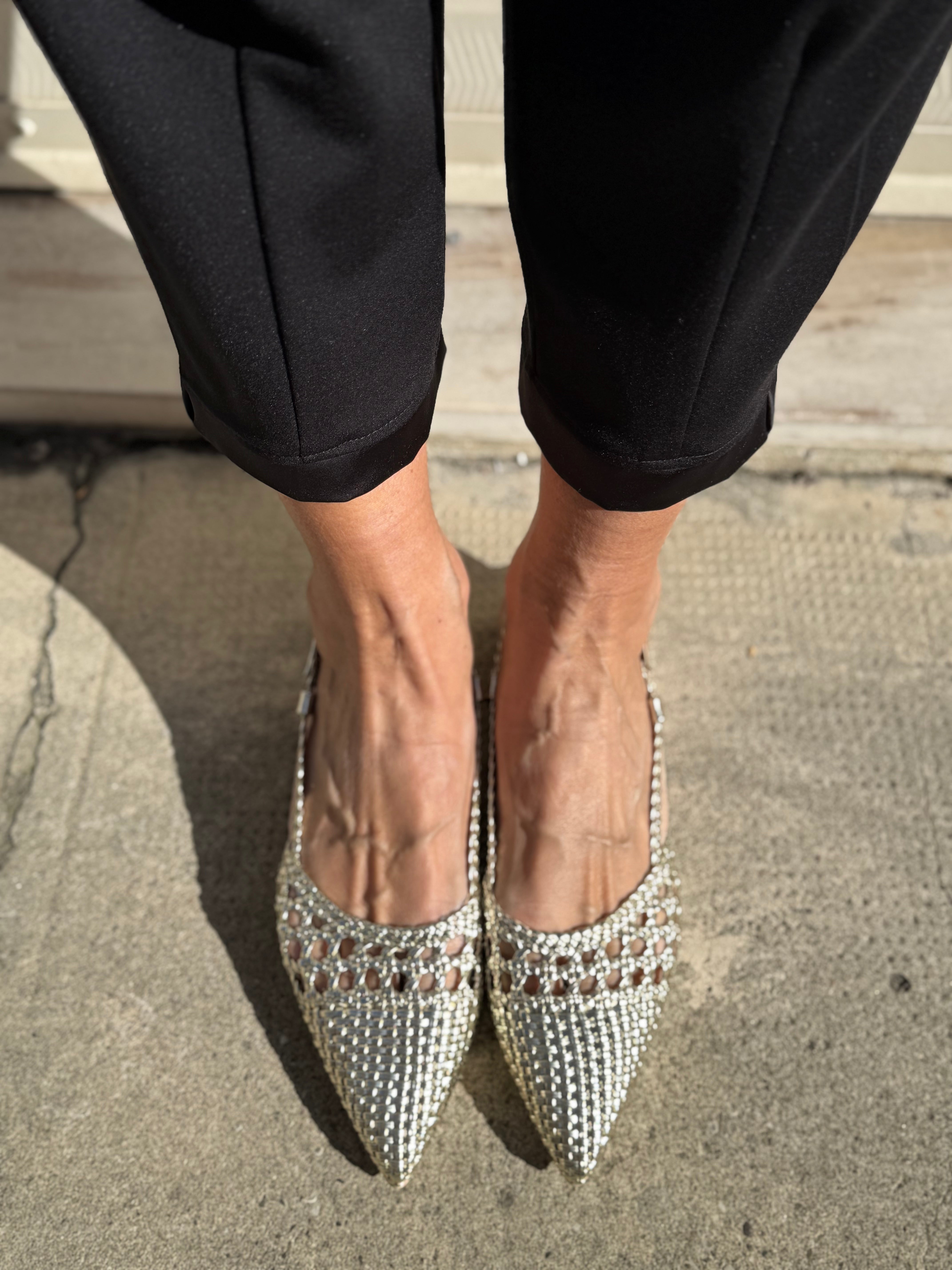 Slingback intrecciata mimì