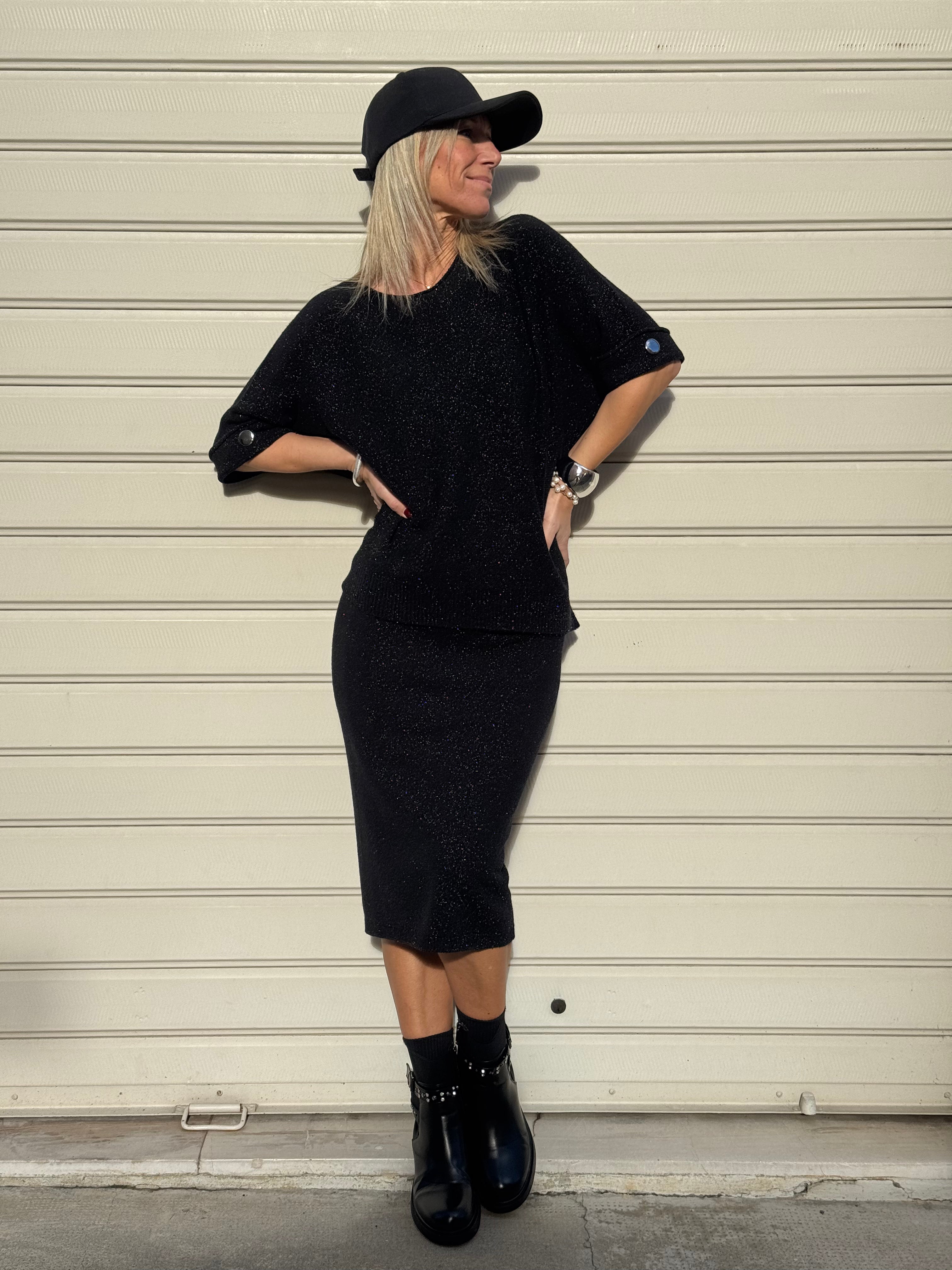 Longuette lurex kontatto