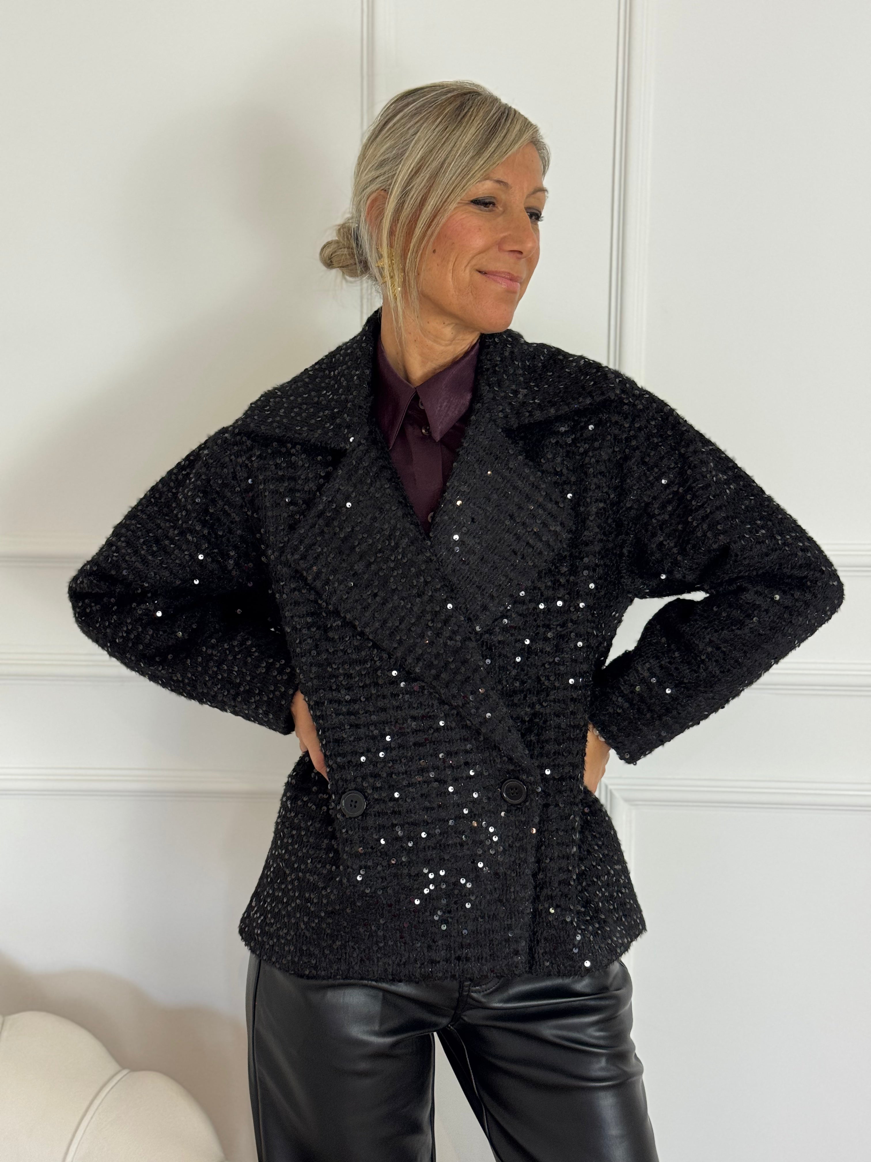 Blouson paillettes mimì