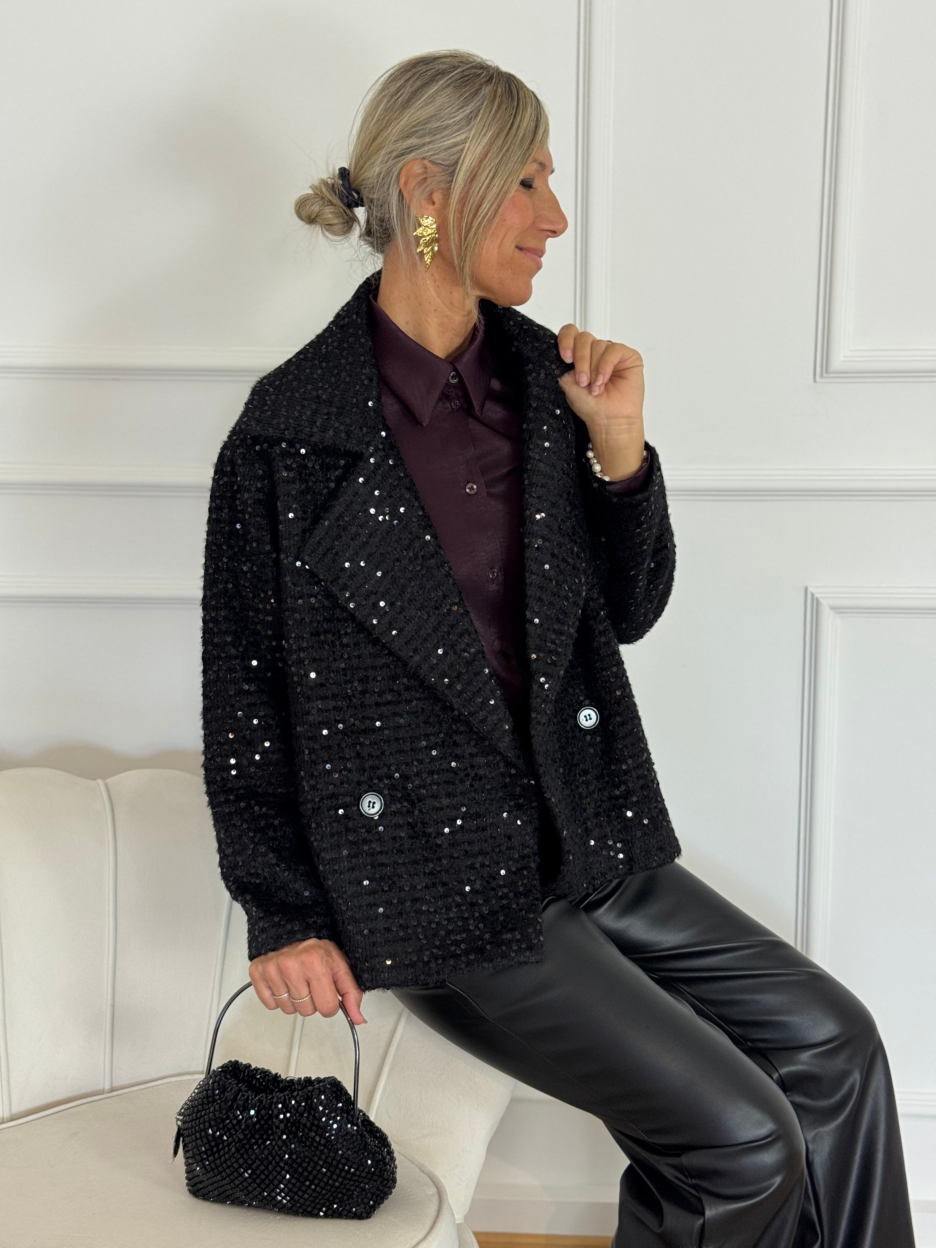 Blouson paillettes mimì