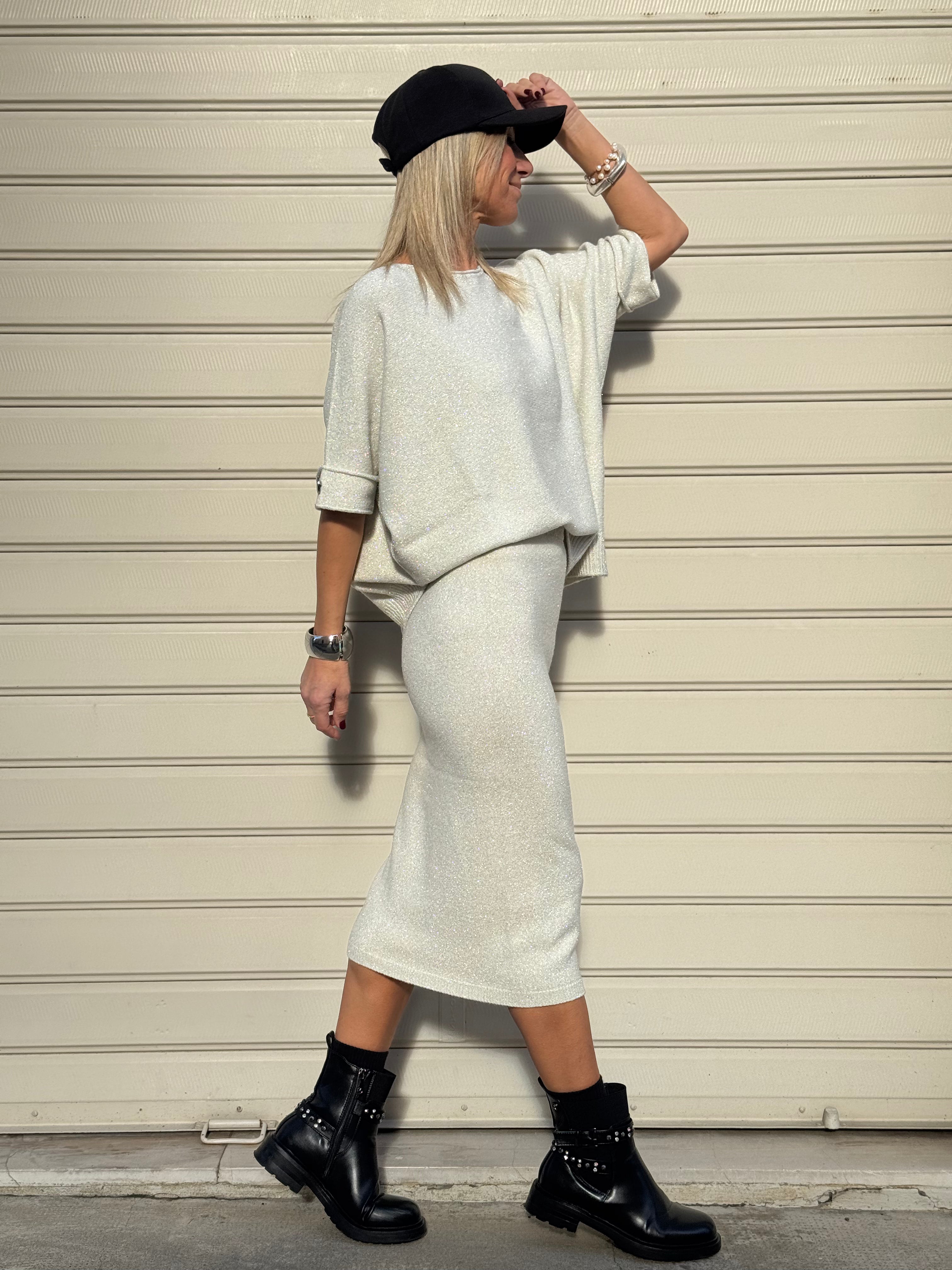 Longuette lurex kontatto