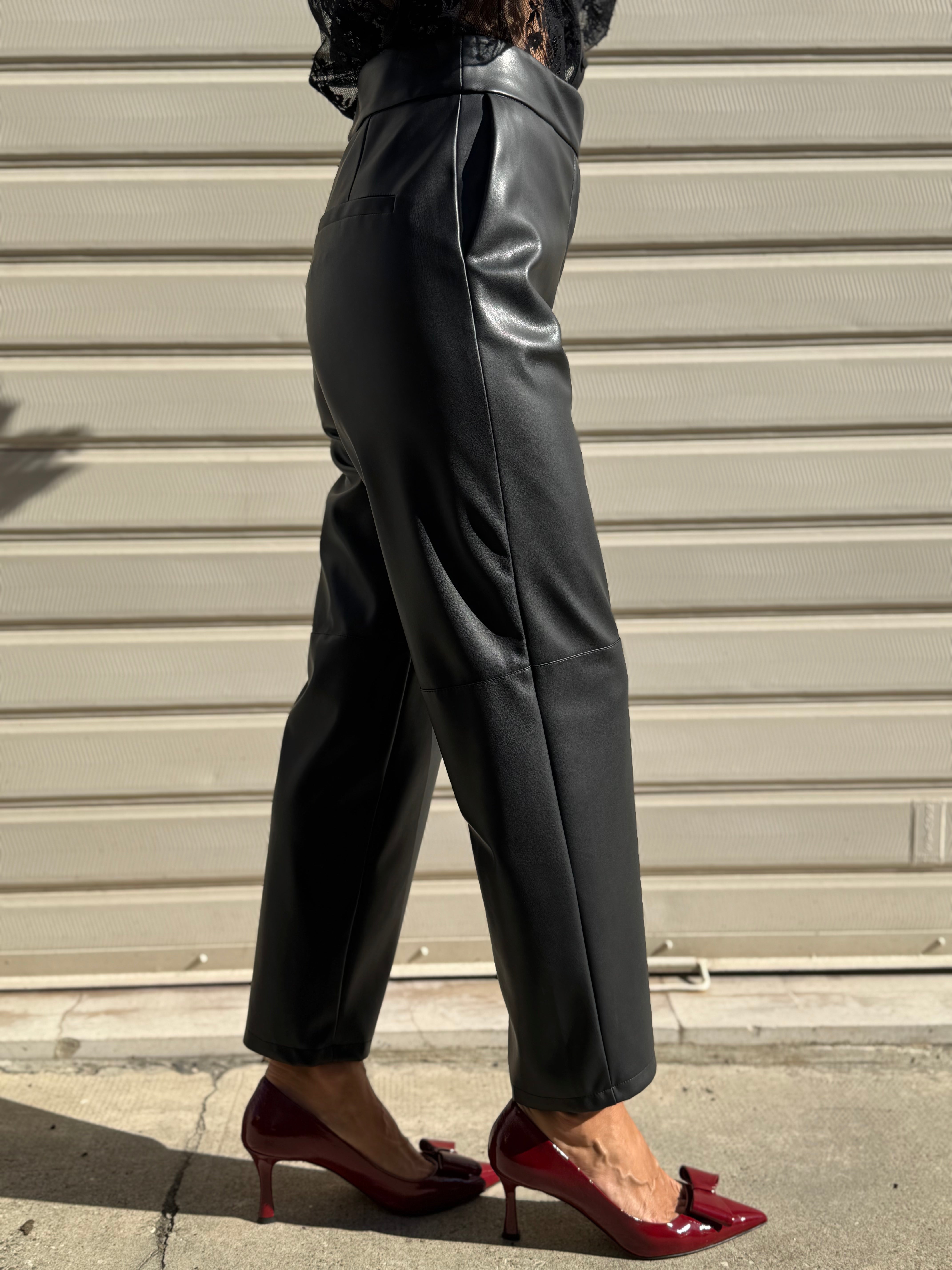 Pantalone ecopelle imperial