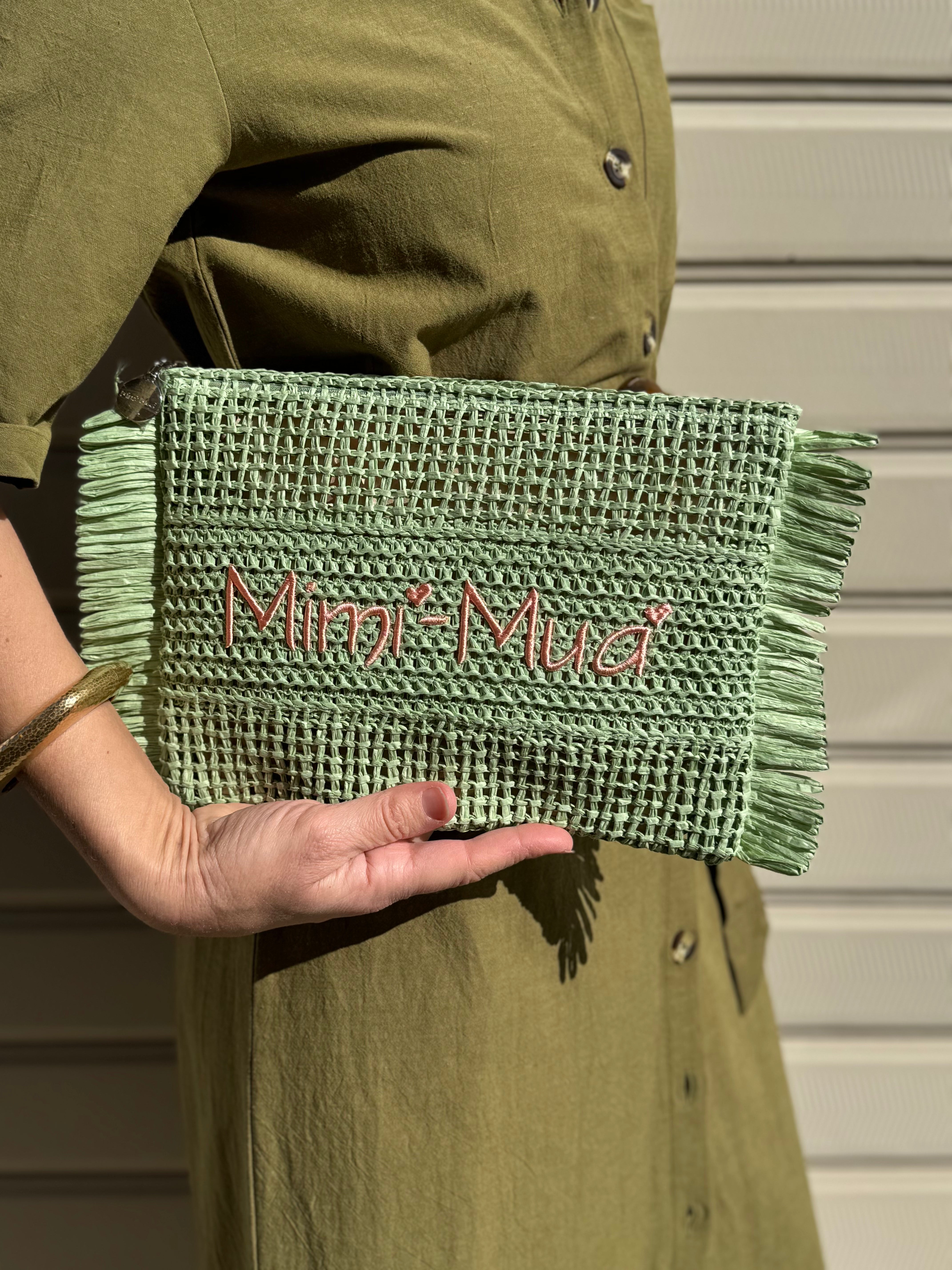 Pochette rafia mimì