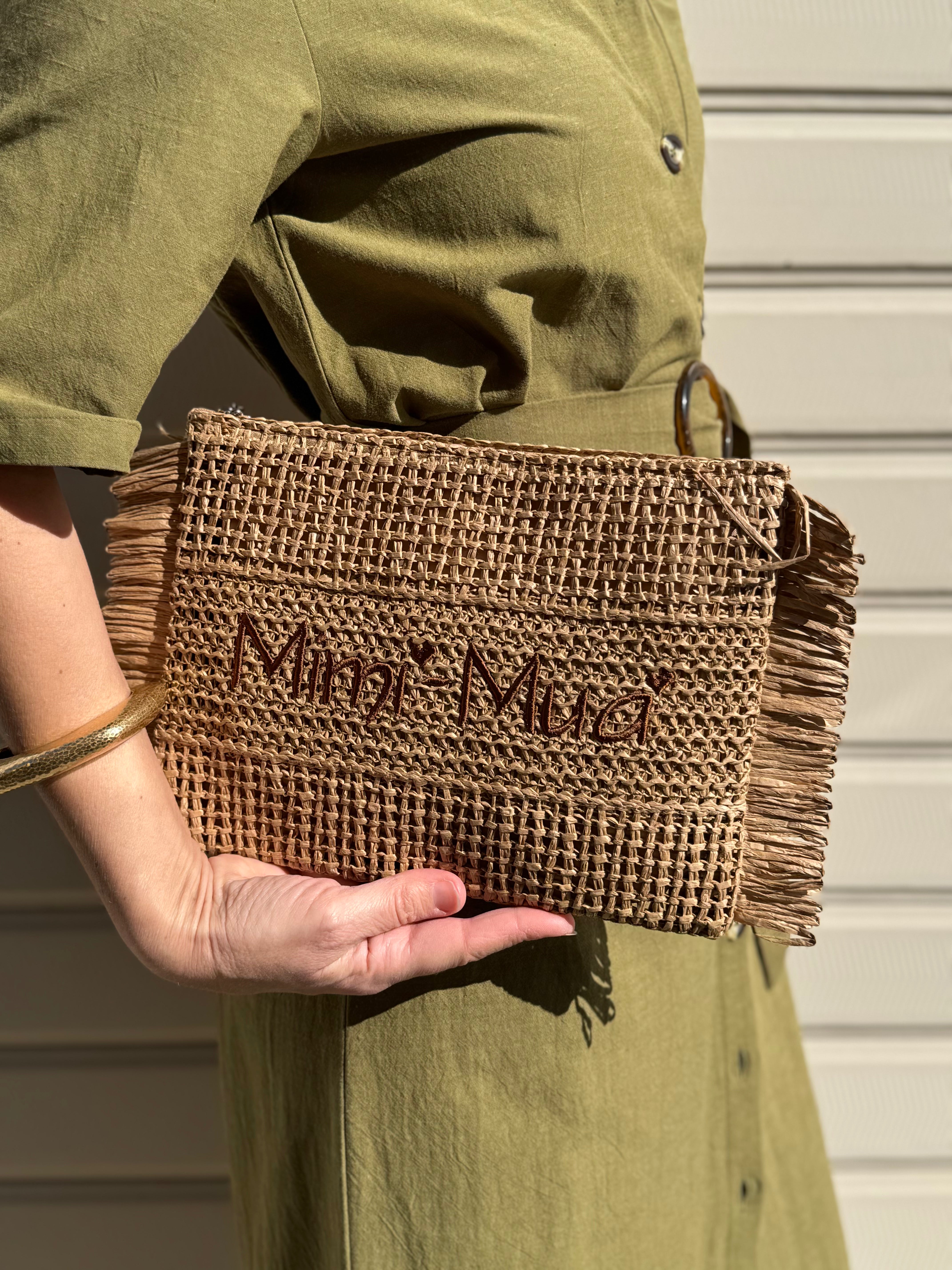 Pochette rafia mimì