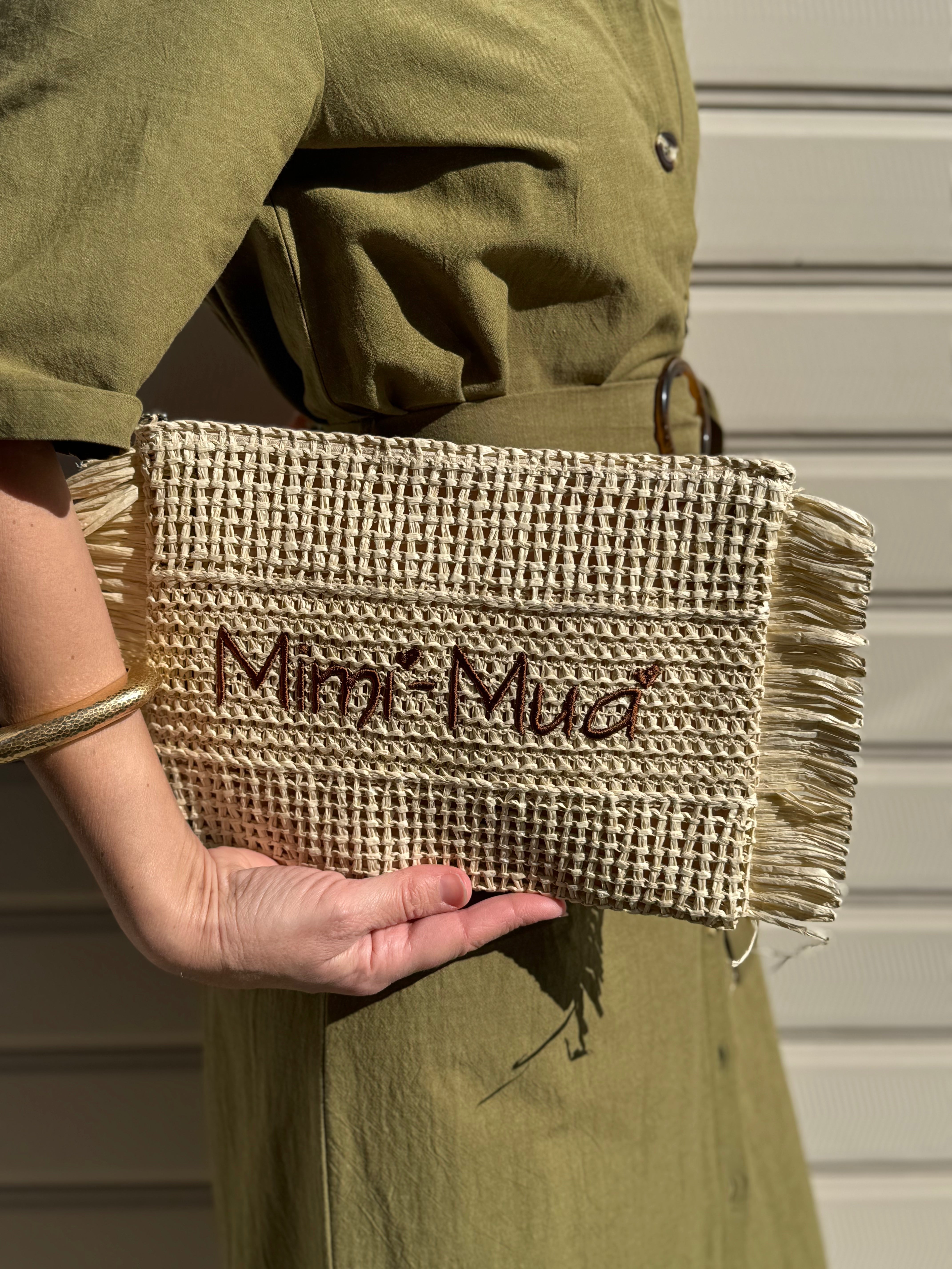 Pochette rafia mimì