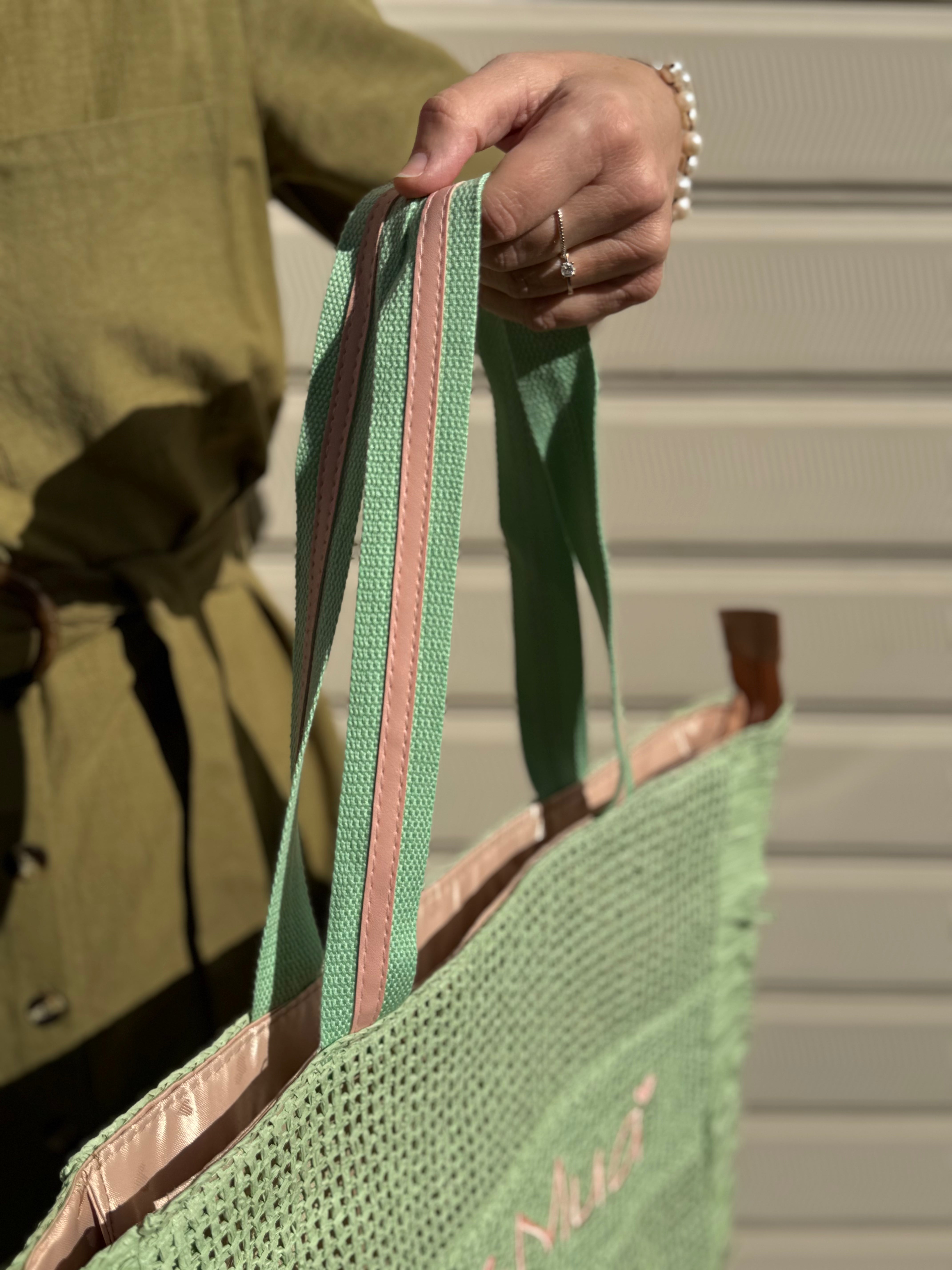 Borsa rafia mimì