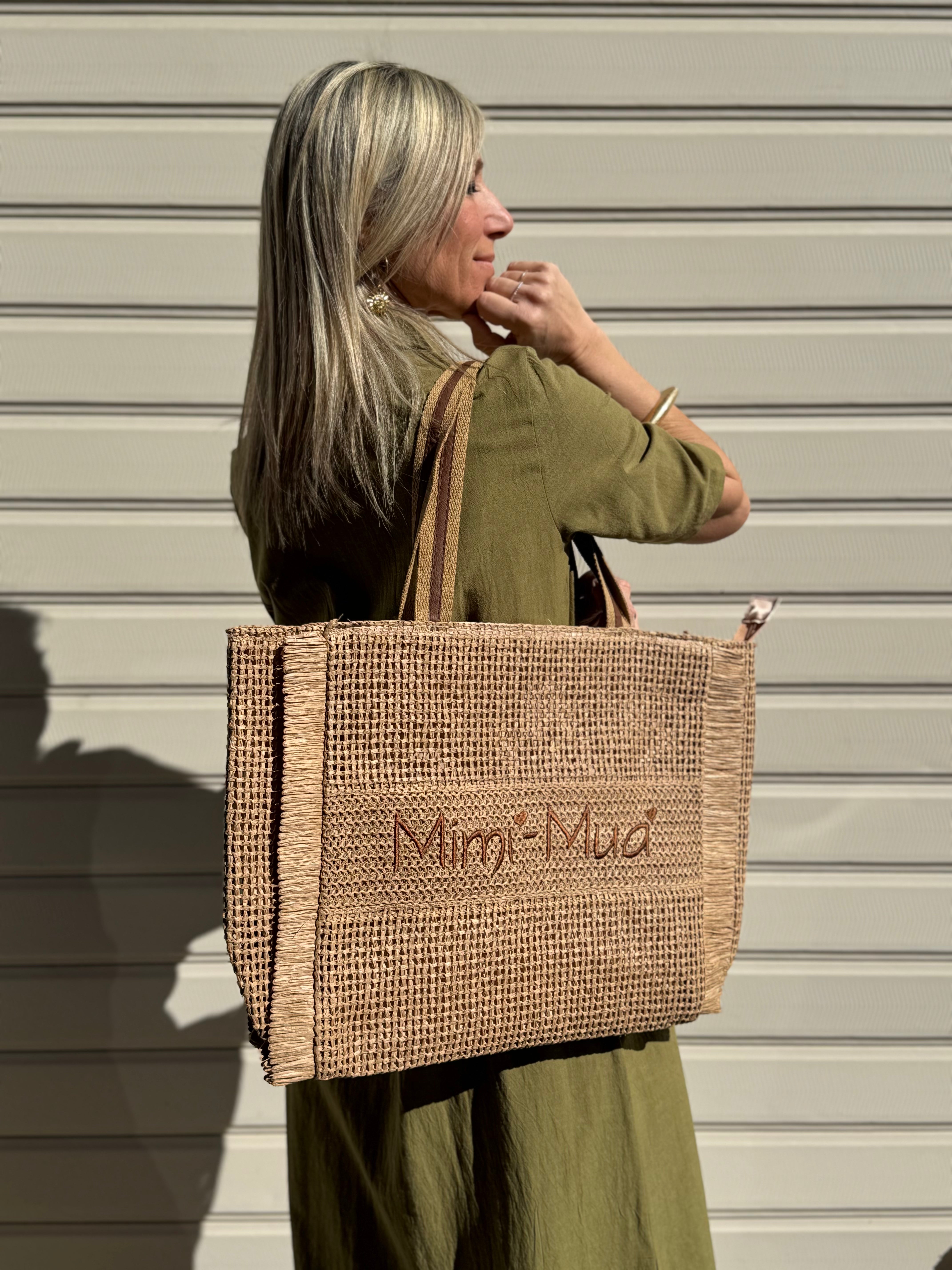 Borsa rafia mimì
