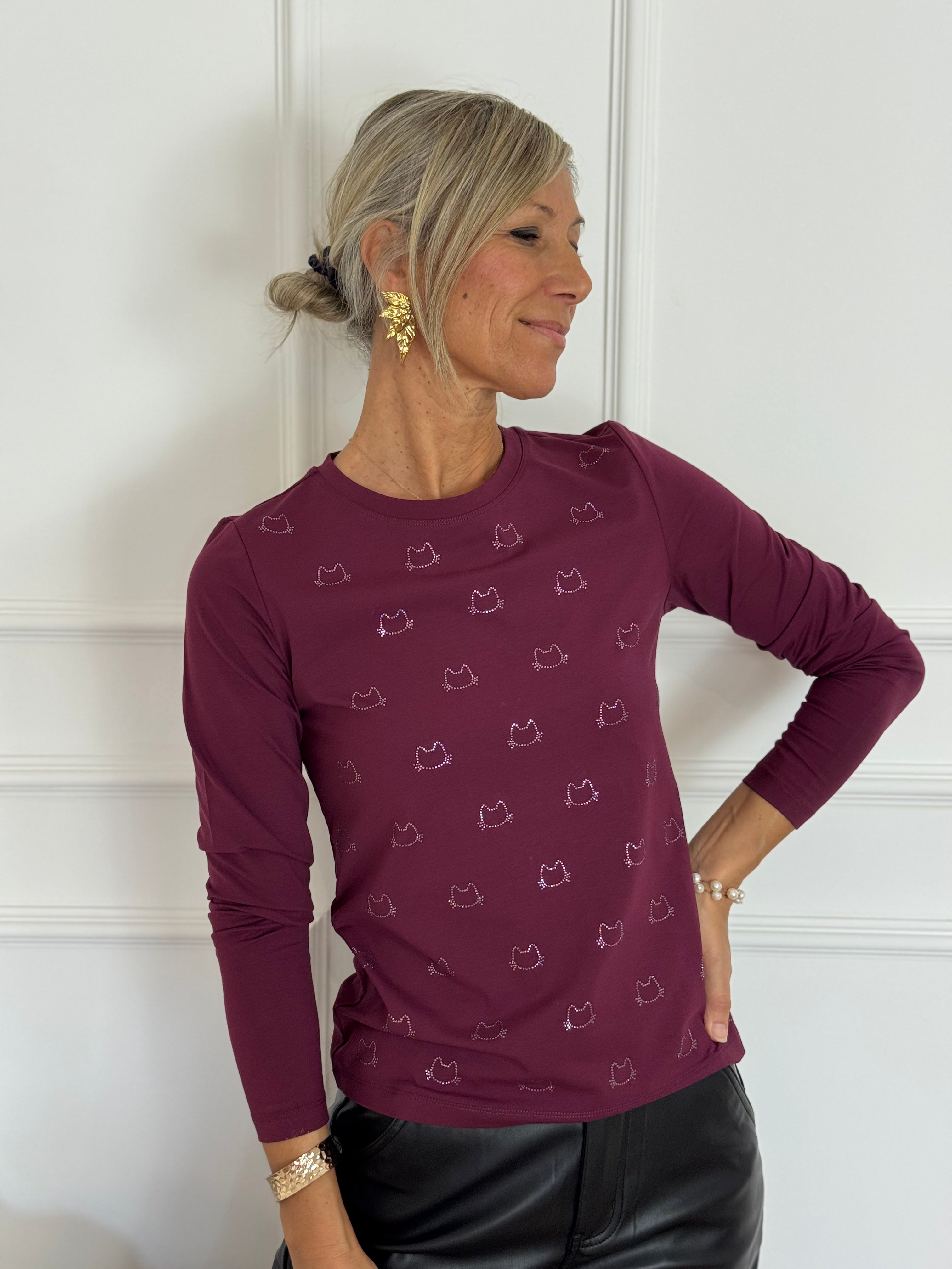Tshirt gattini strass mimì