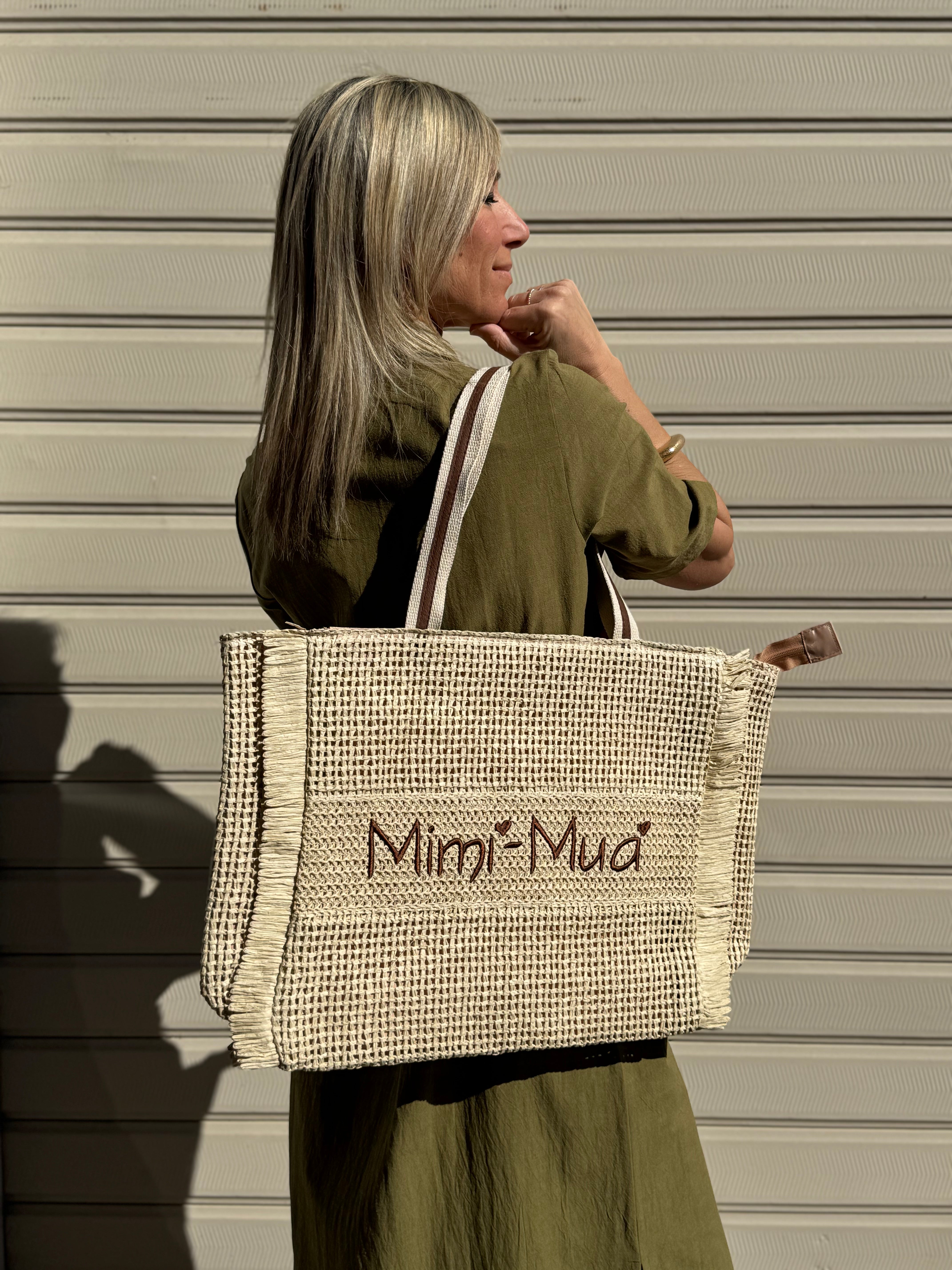 Borsa rafia mimì