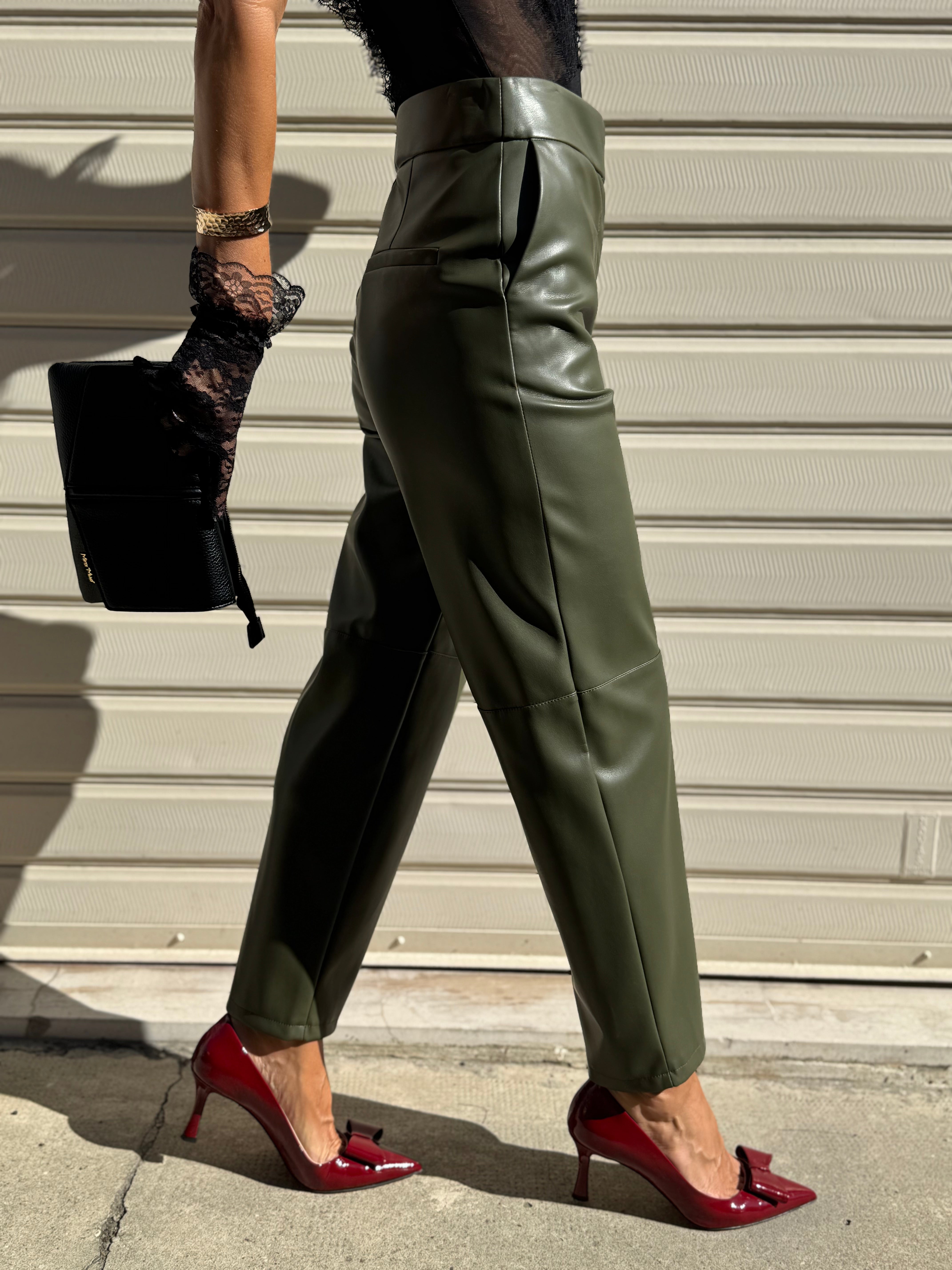 Pantalone ecopelle imperial