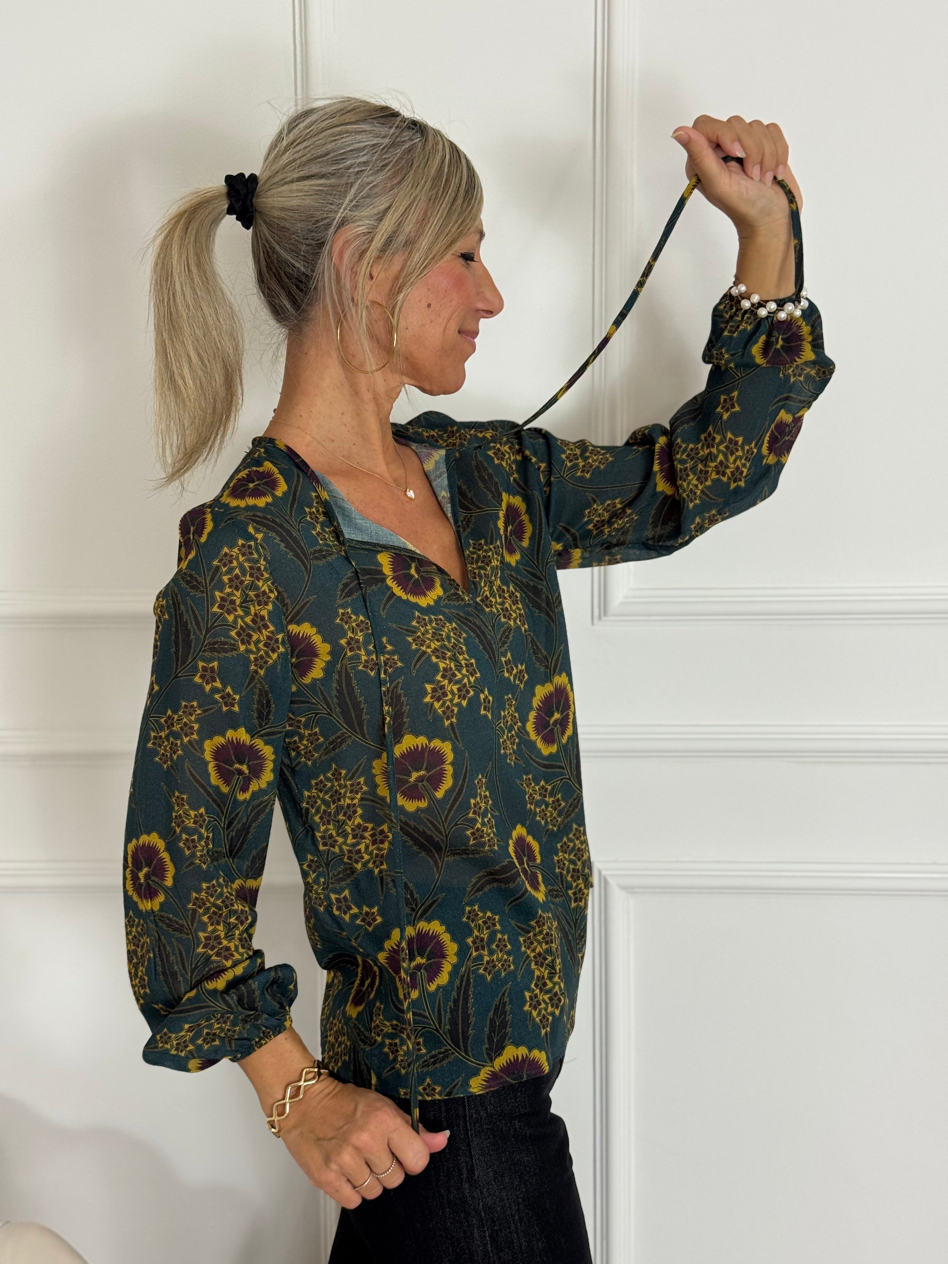Blusa laccetto petunie mimì