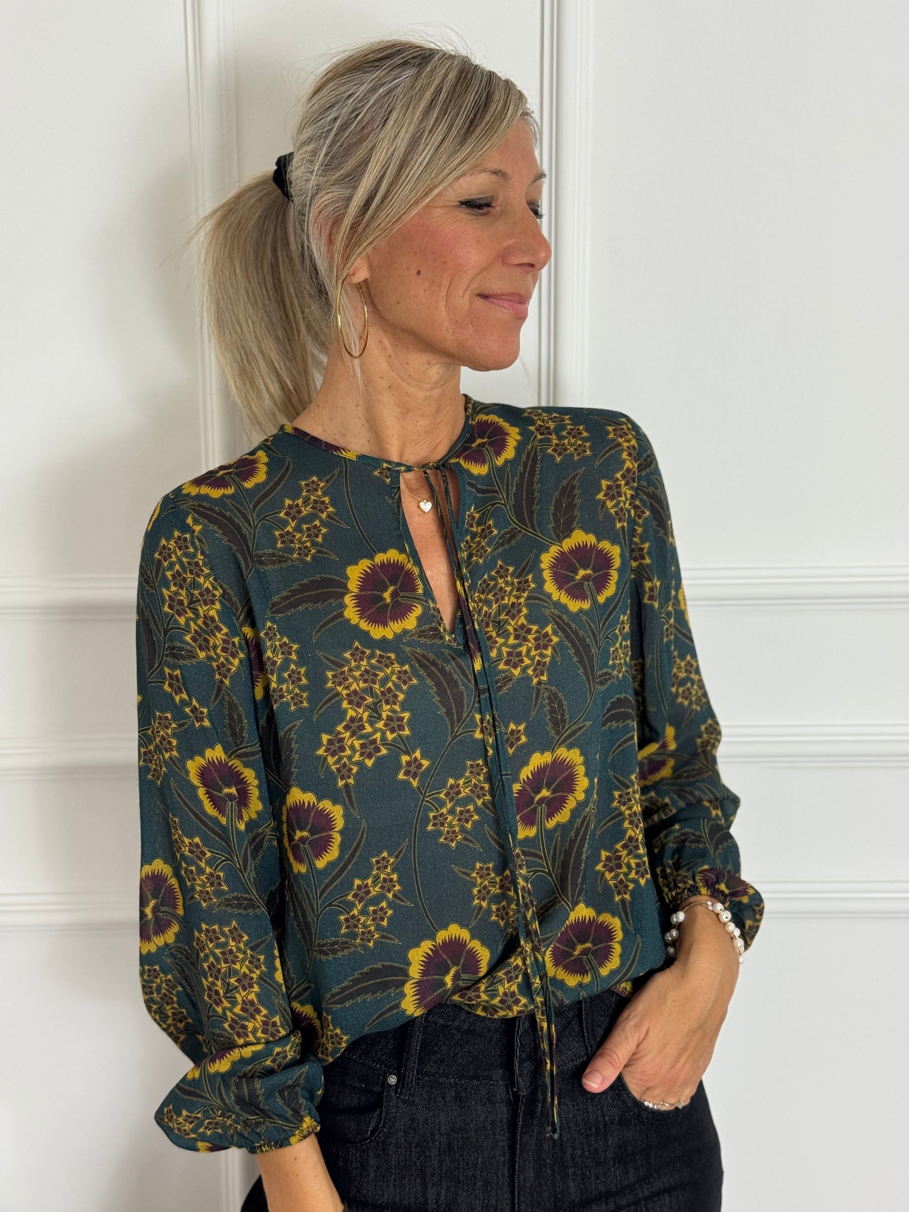 Blusa laccetto petunie mimì