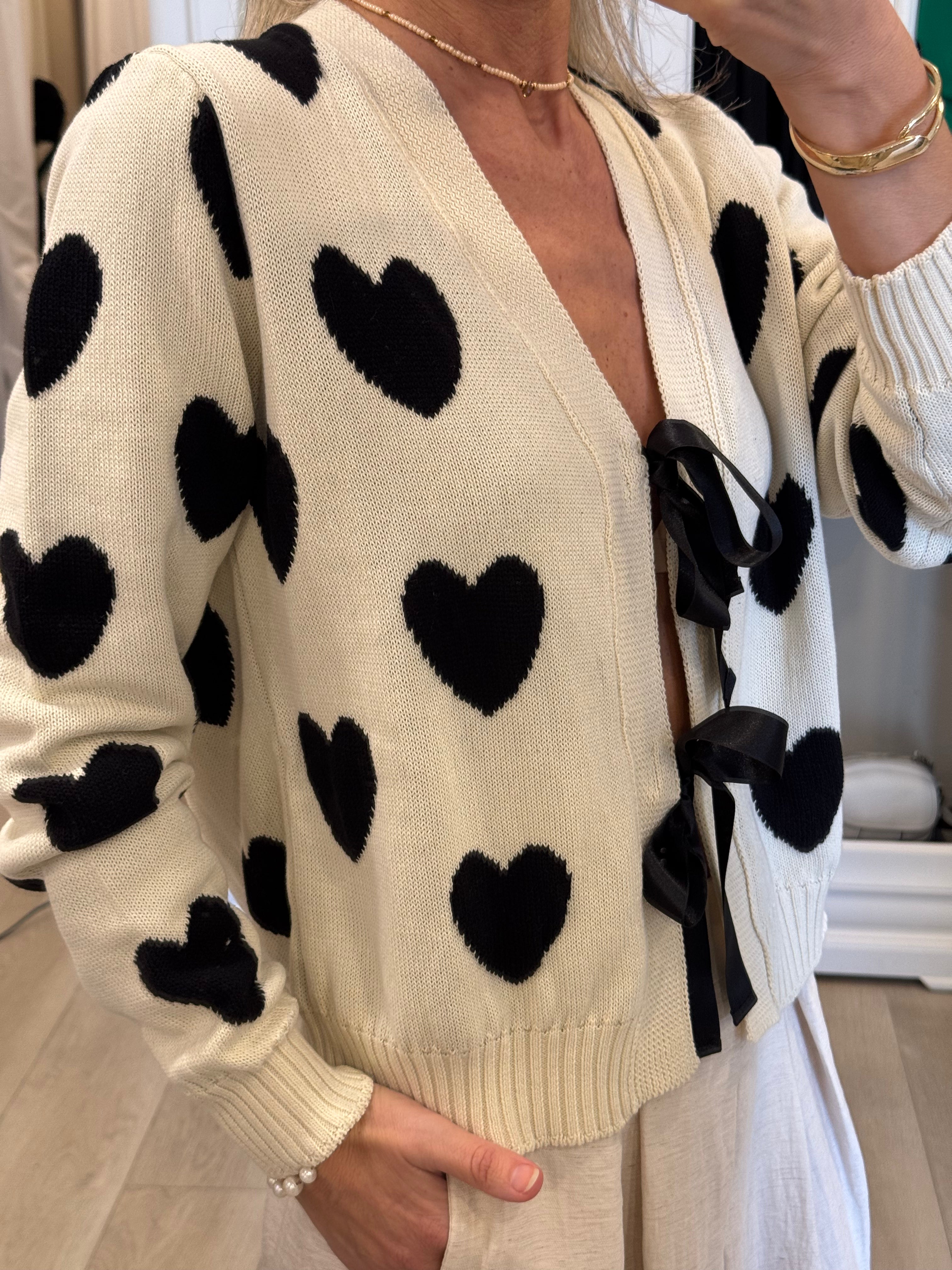 Cardigan Cuori Kontatto