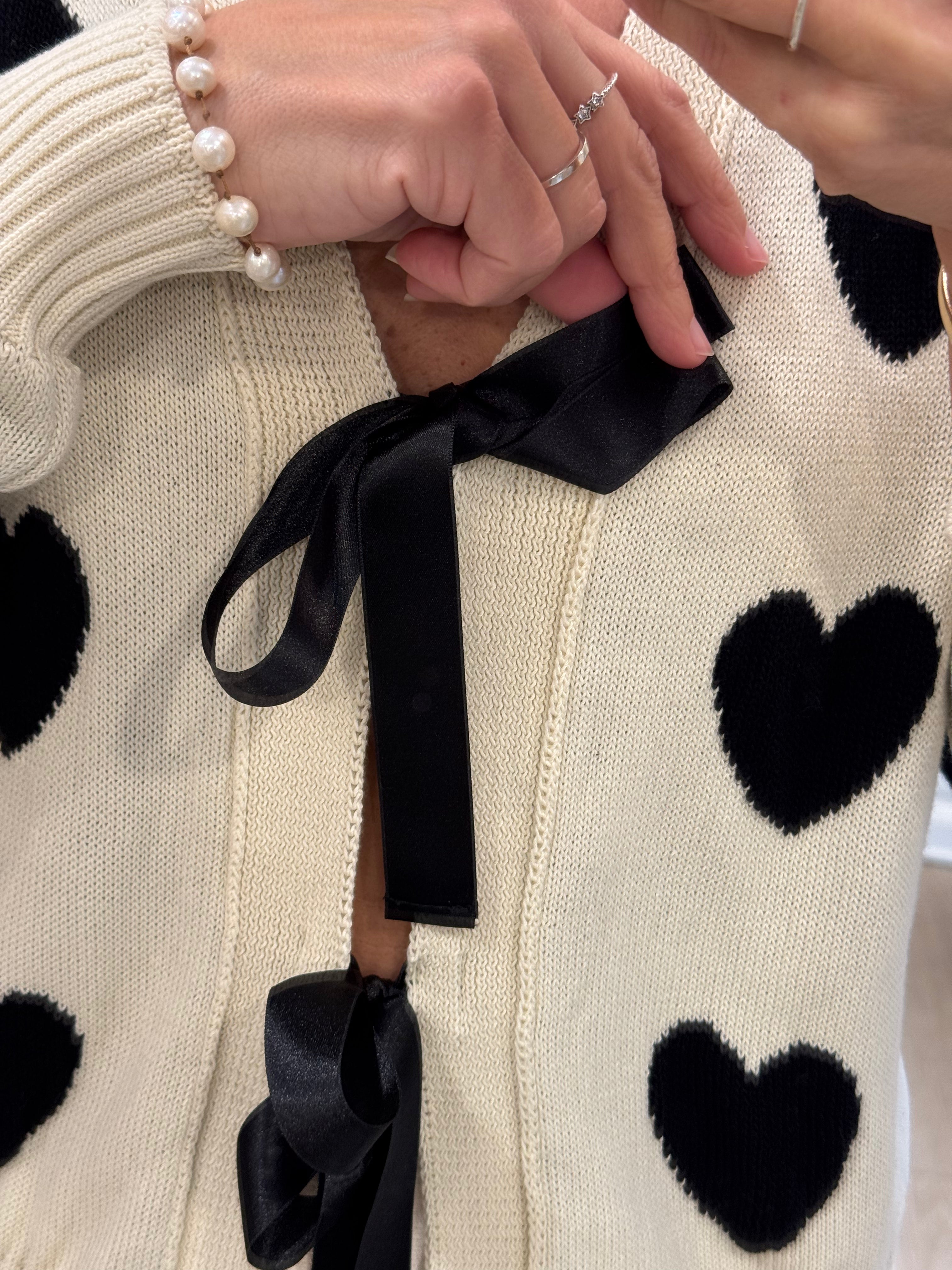 Cardigan Cuori Kontatto