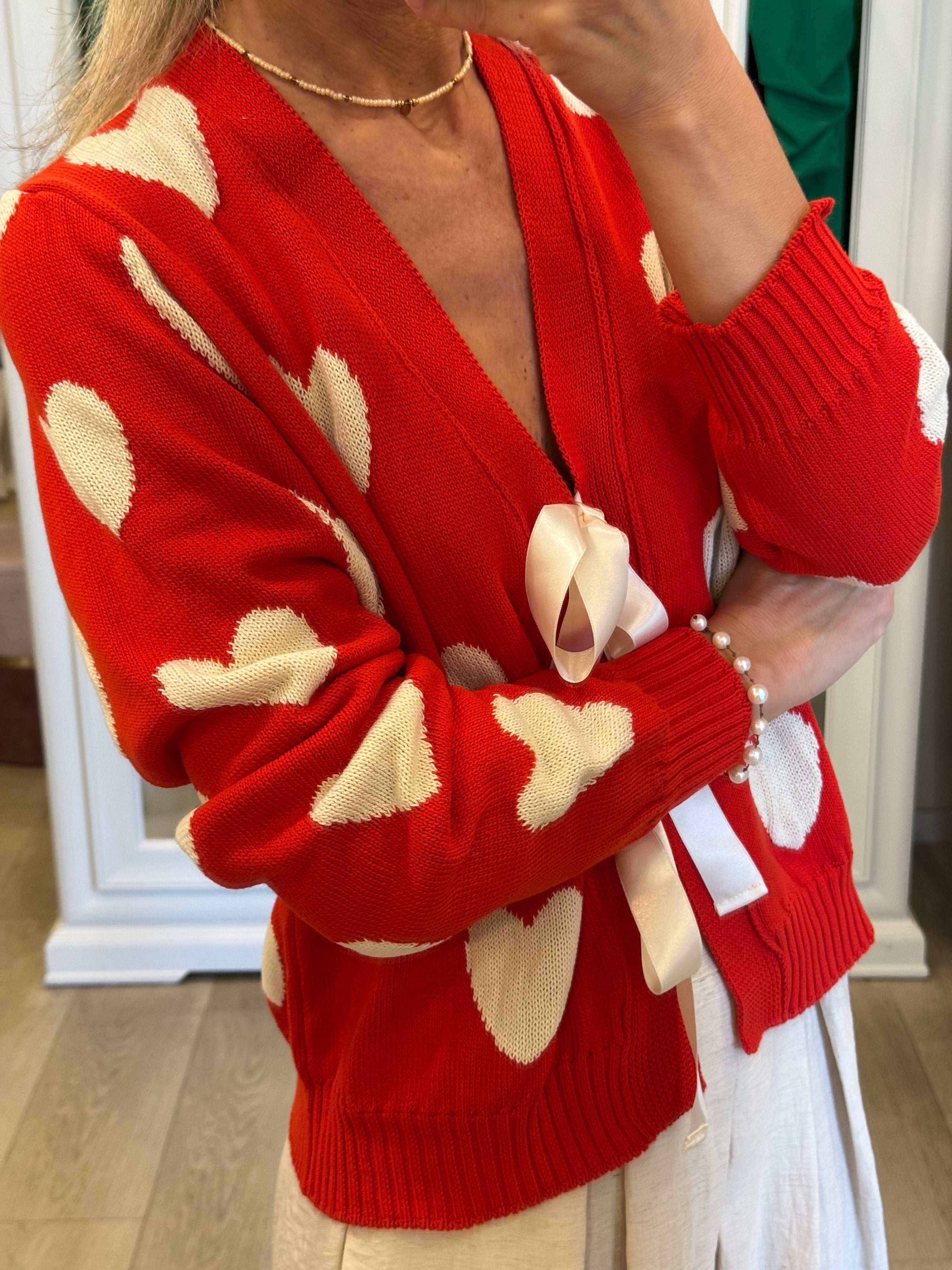 Cardigan Cuori Kontatto