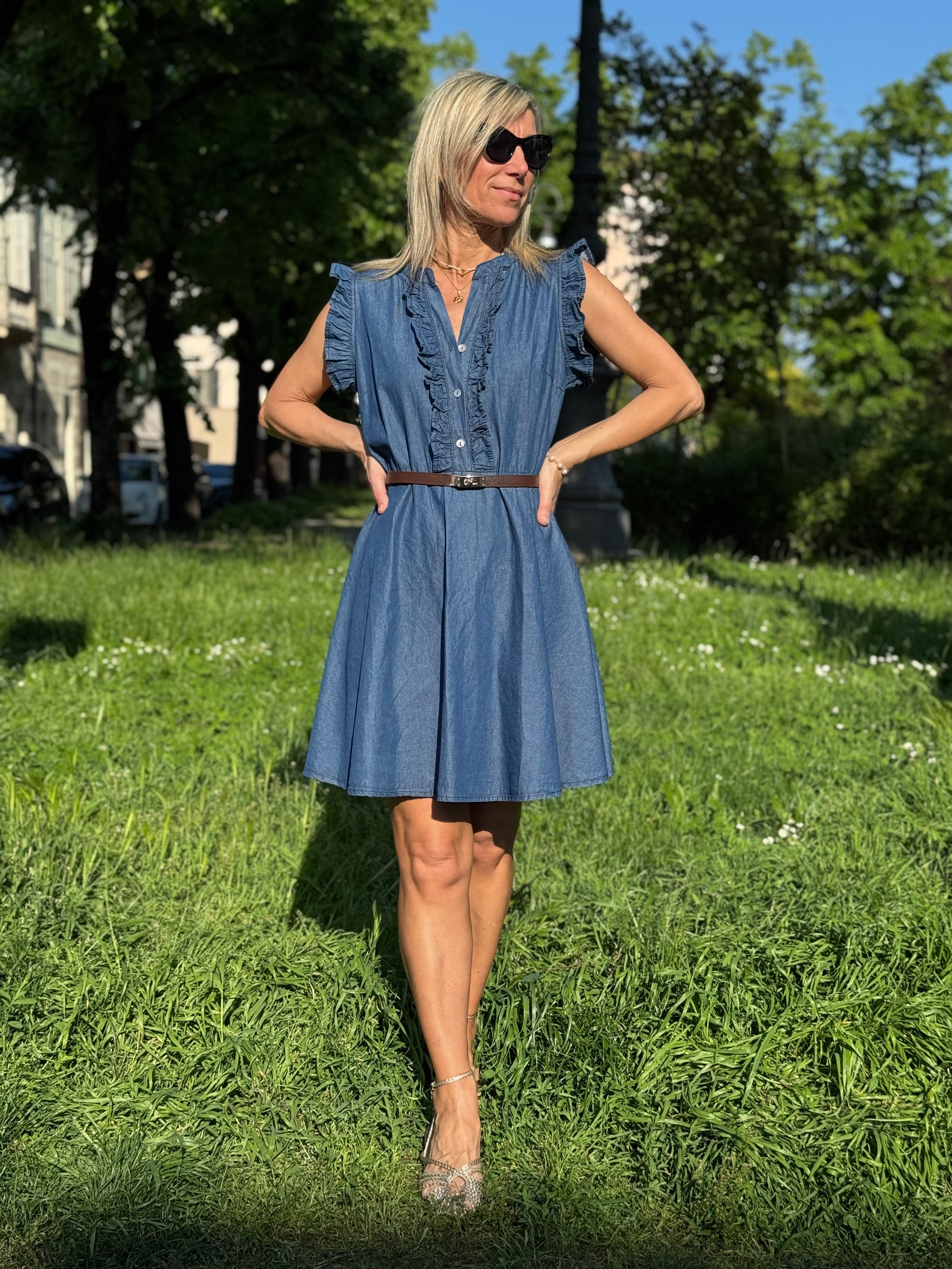 Abito Corto Denim
