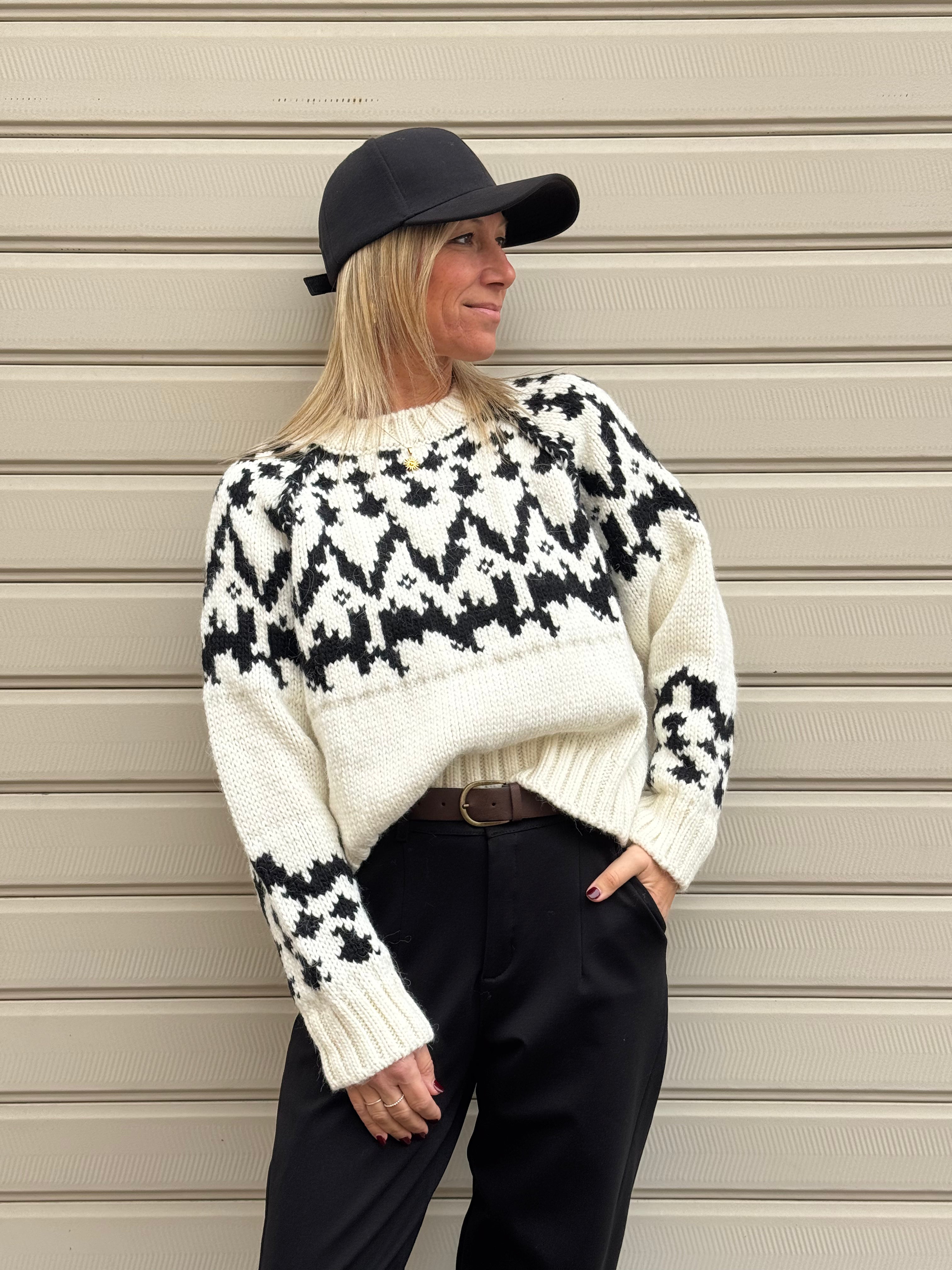 Maglione fiocco kontatto