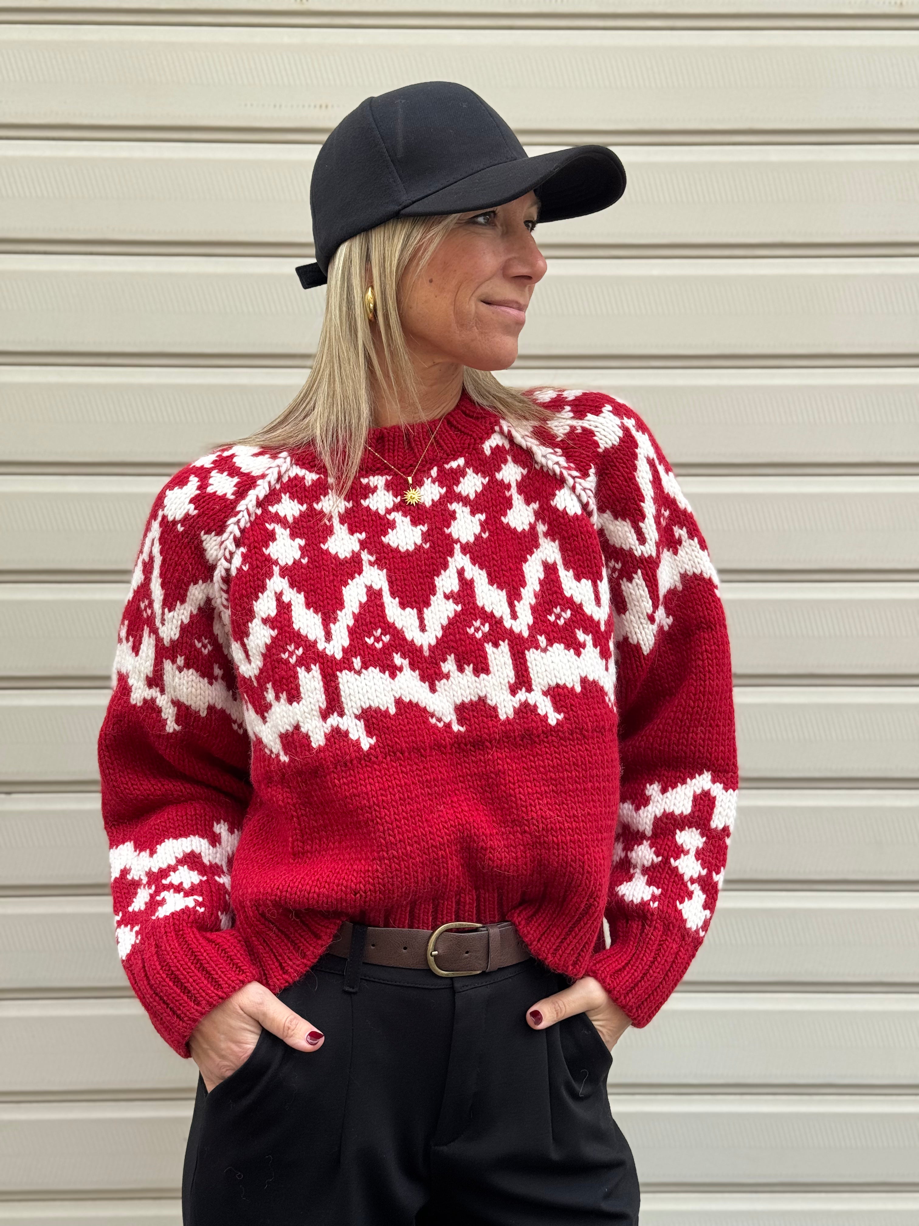 Maglione fiocco kontatto