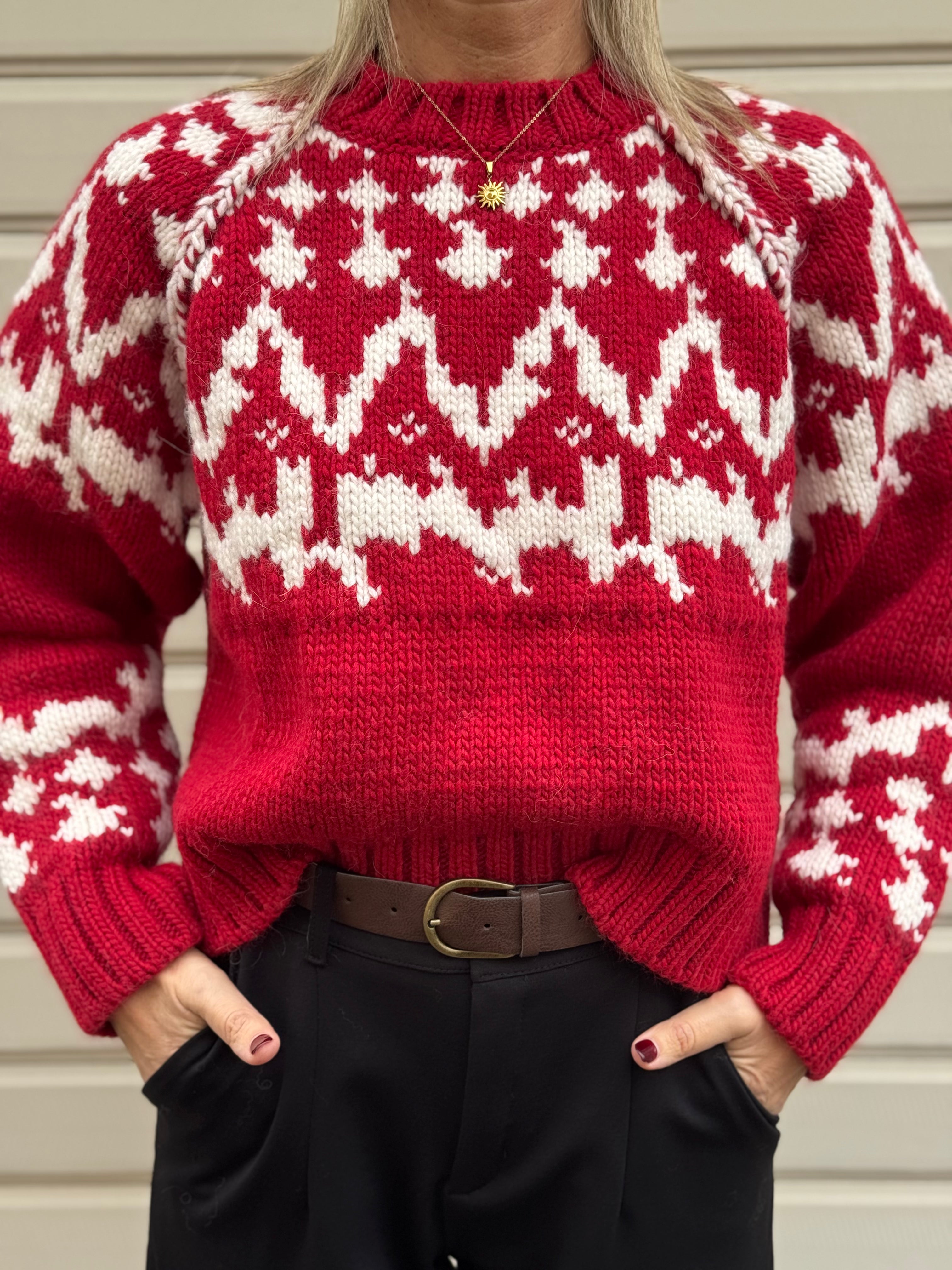 Maglione fiocco kontatto