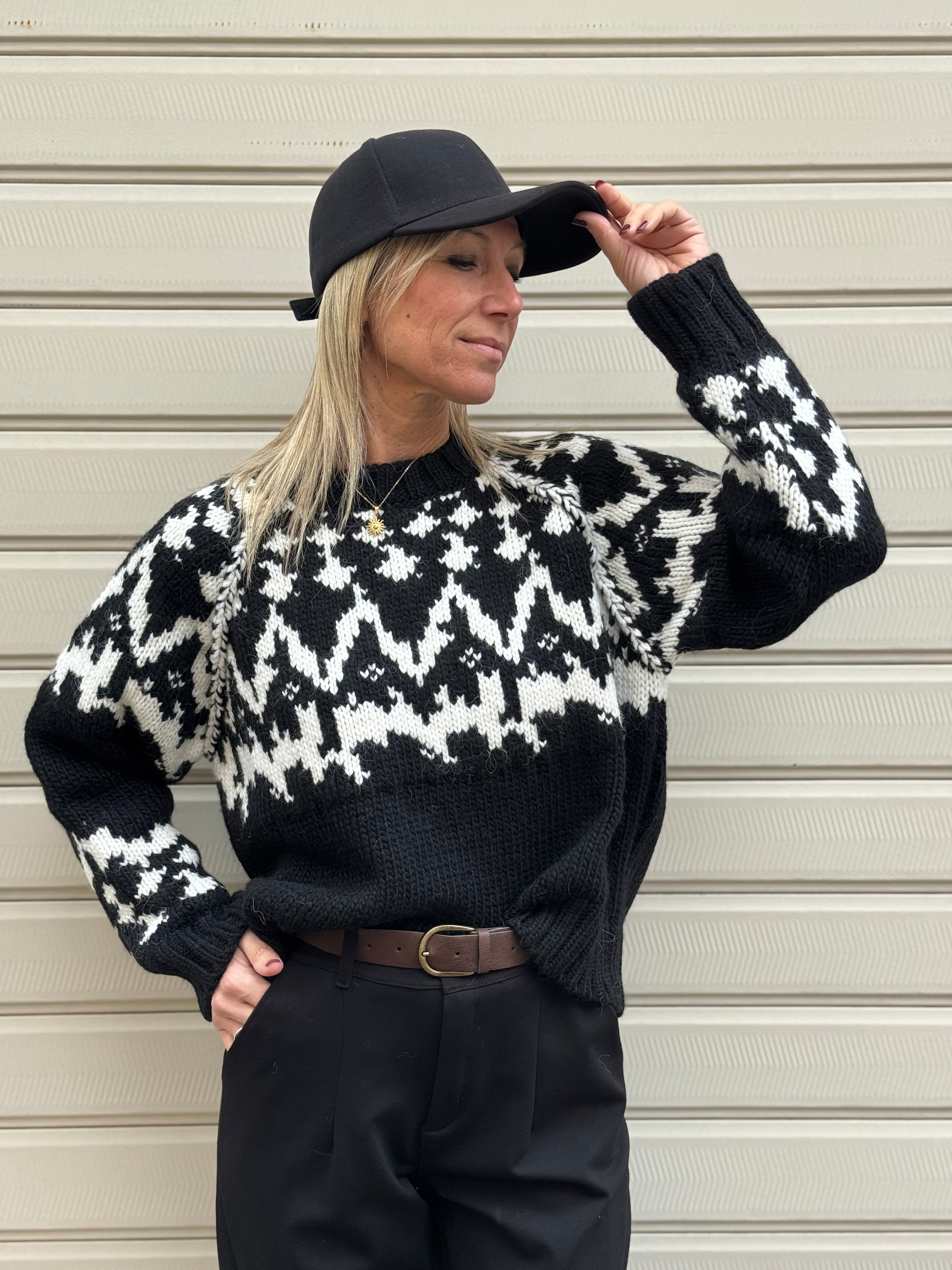 Maglione fiocco kontatto