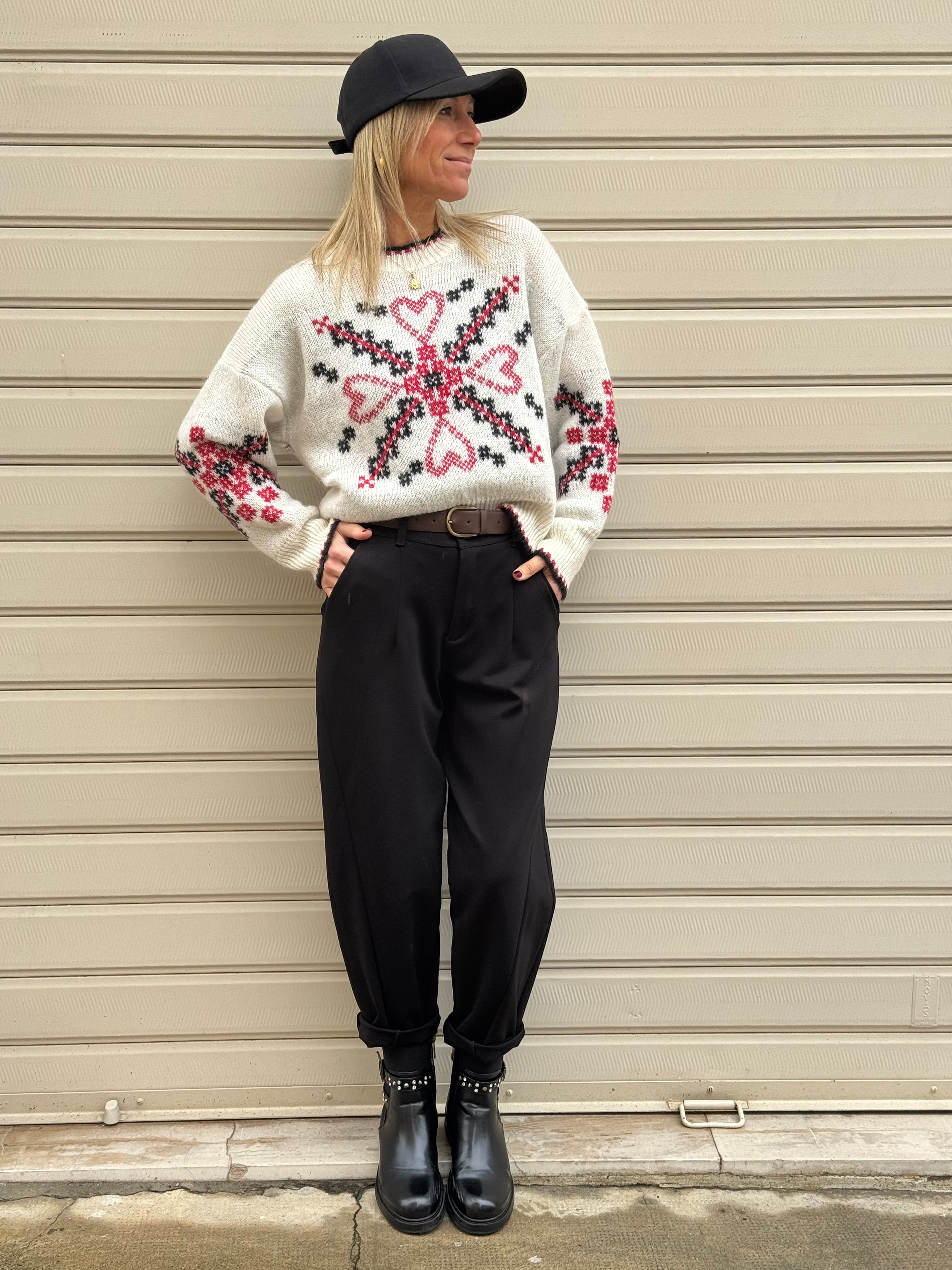 Maglione cuore kontatto