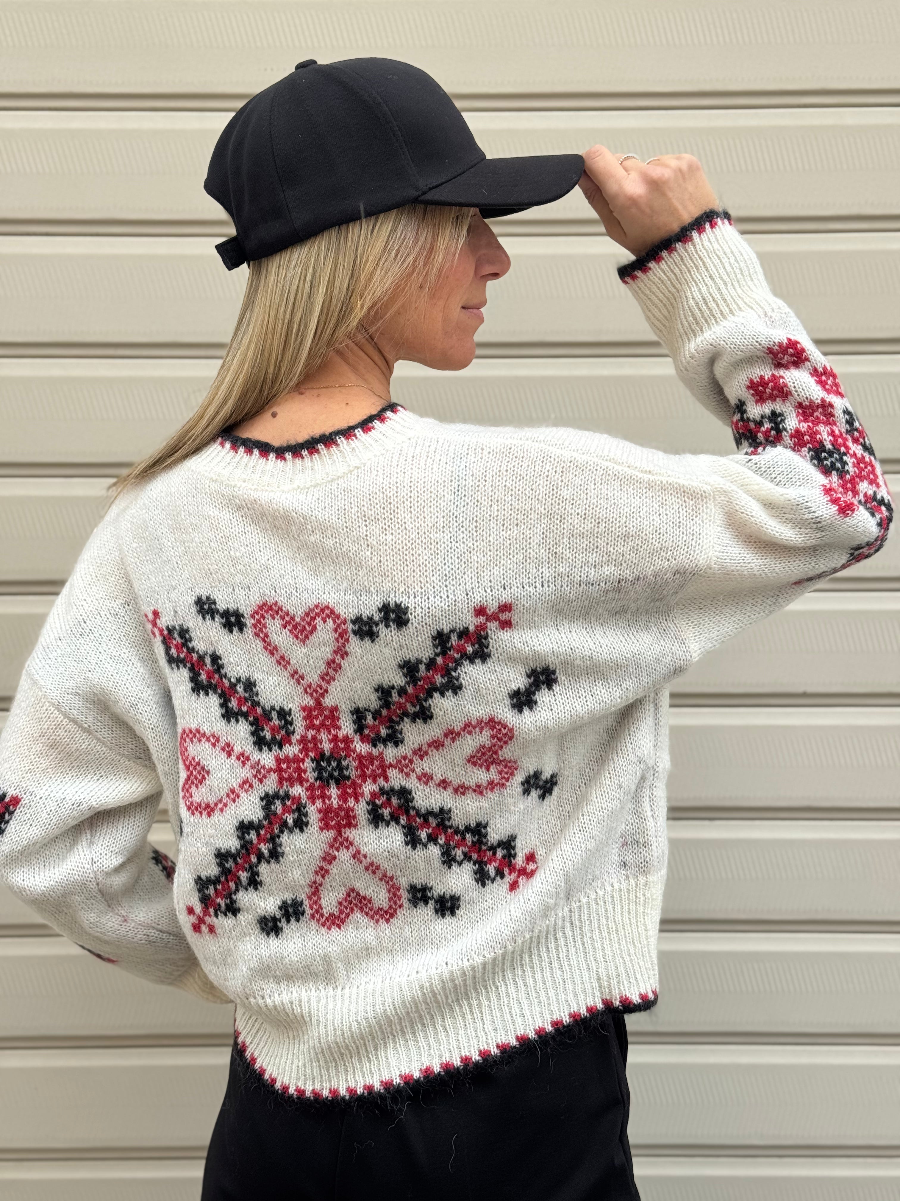 Maglione cuore kontatto