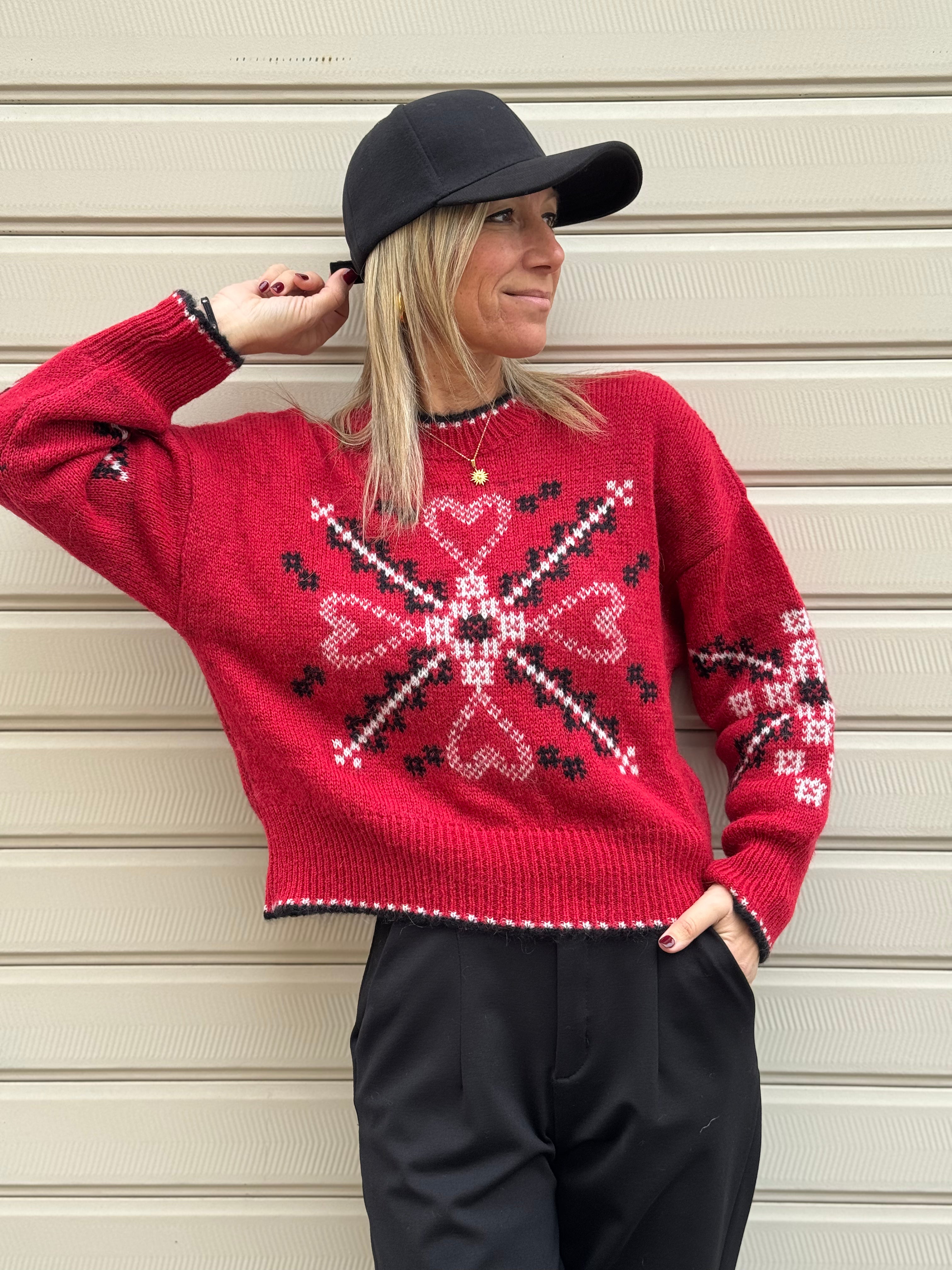 Maglione cuore kontatto