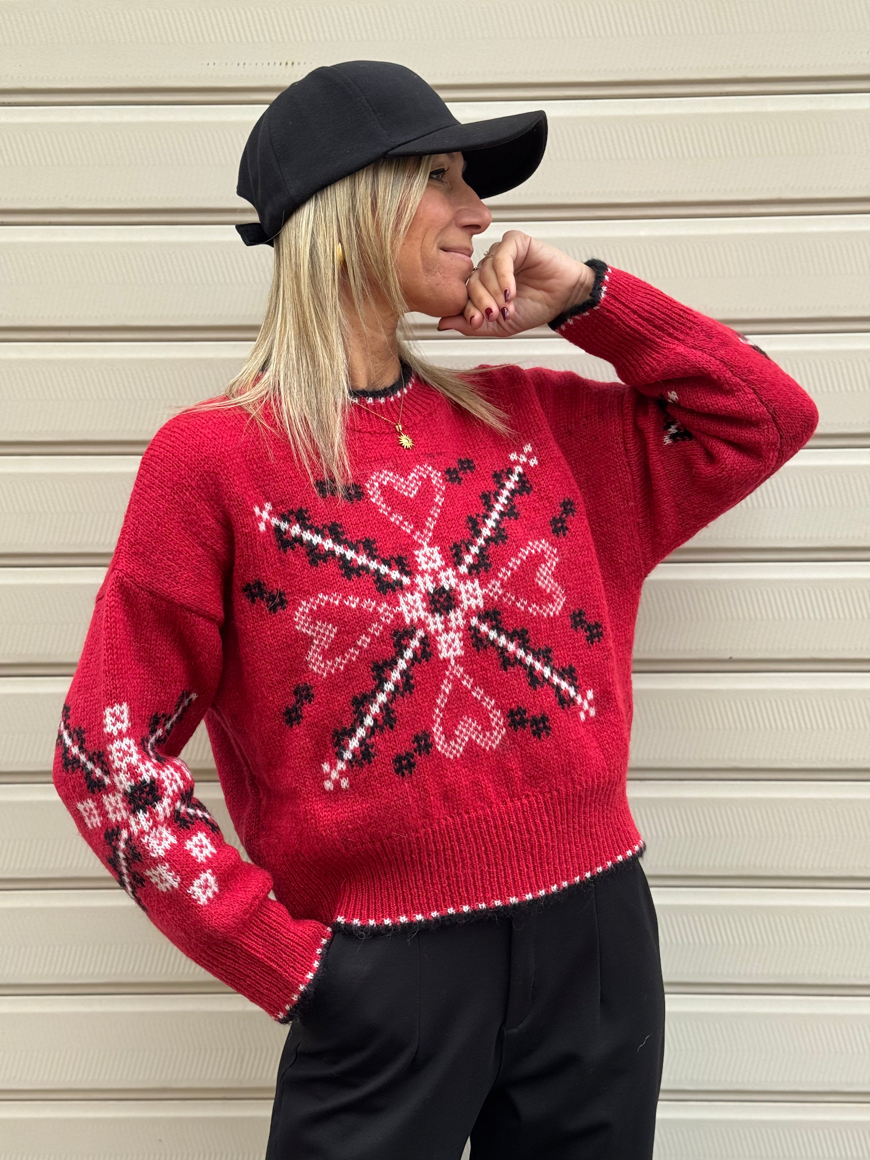 Maglione cuore kontatto