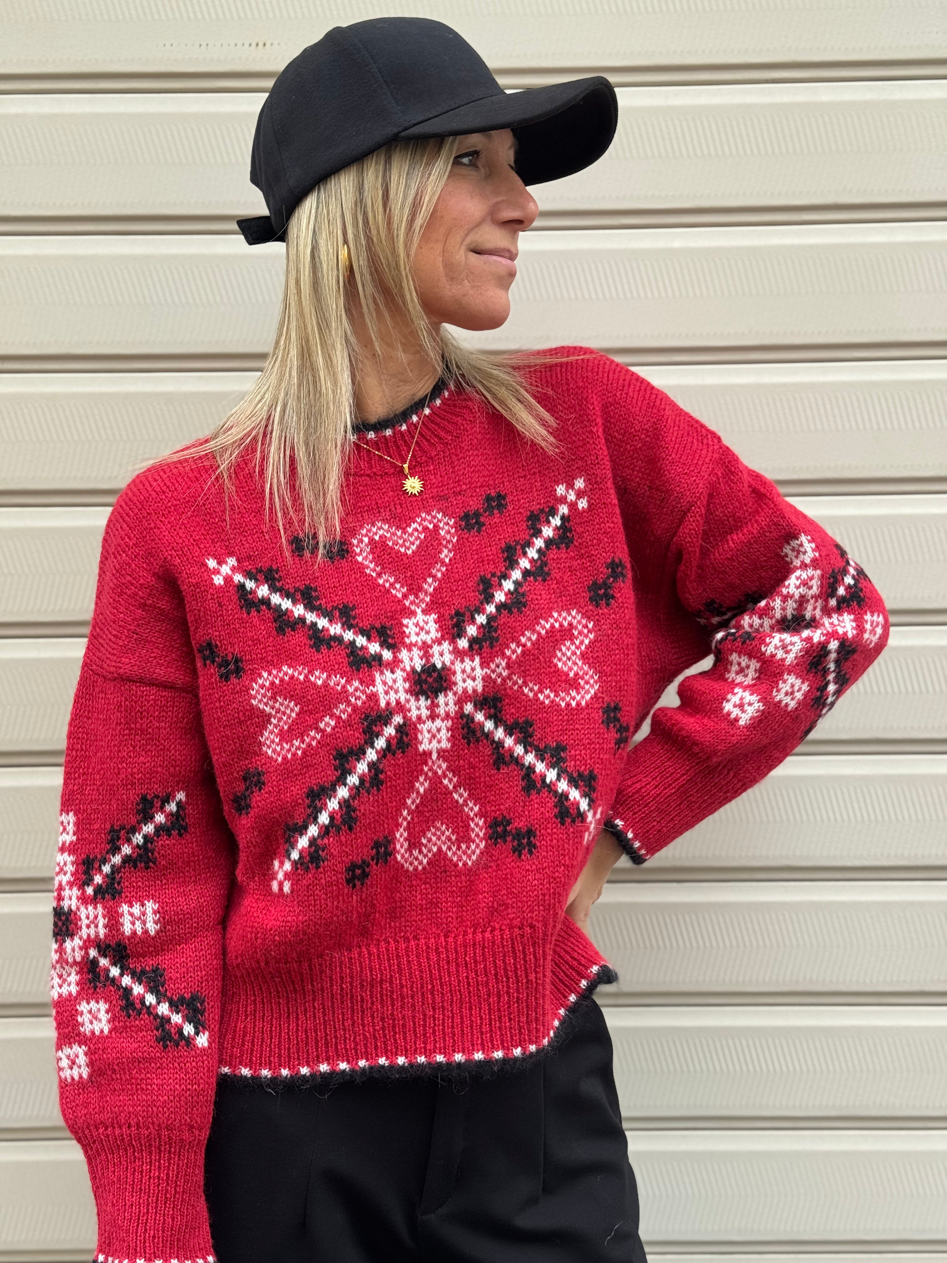 Maglione cuore kontatto