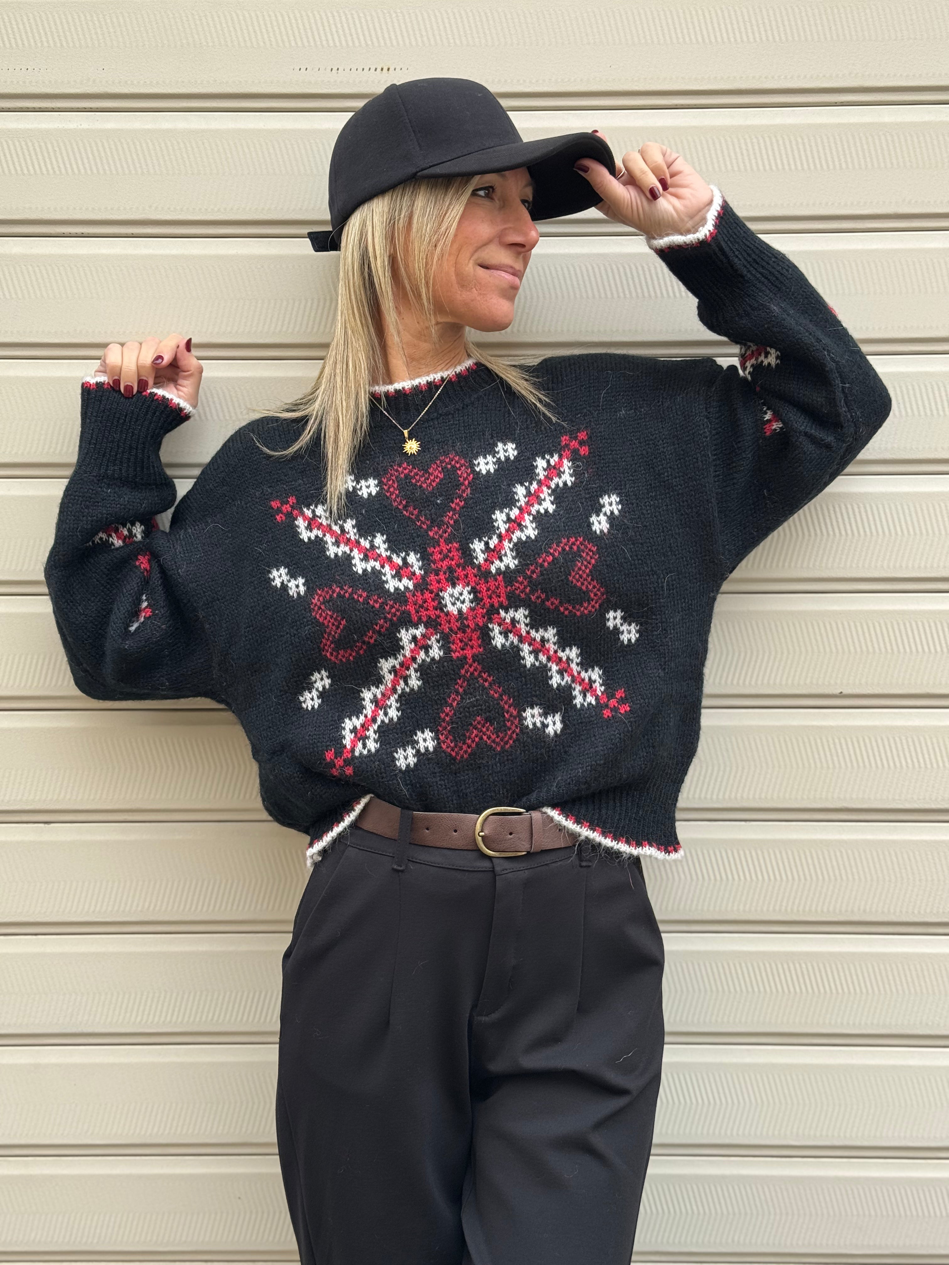 Maglione cuore kontatto