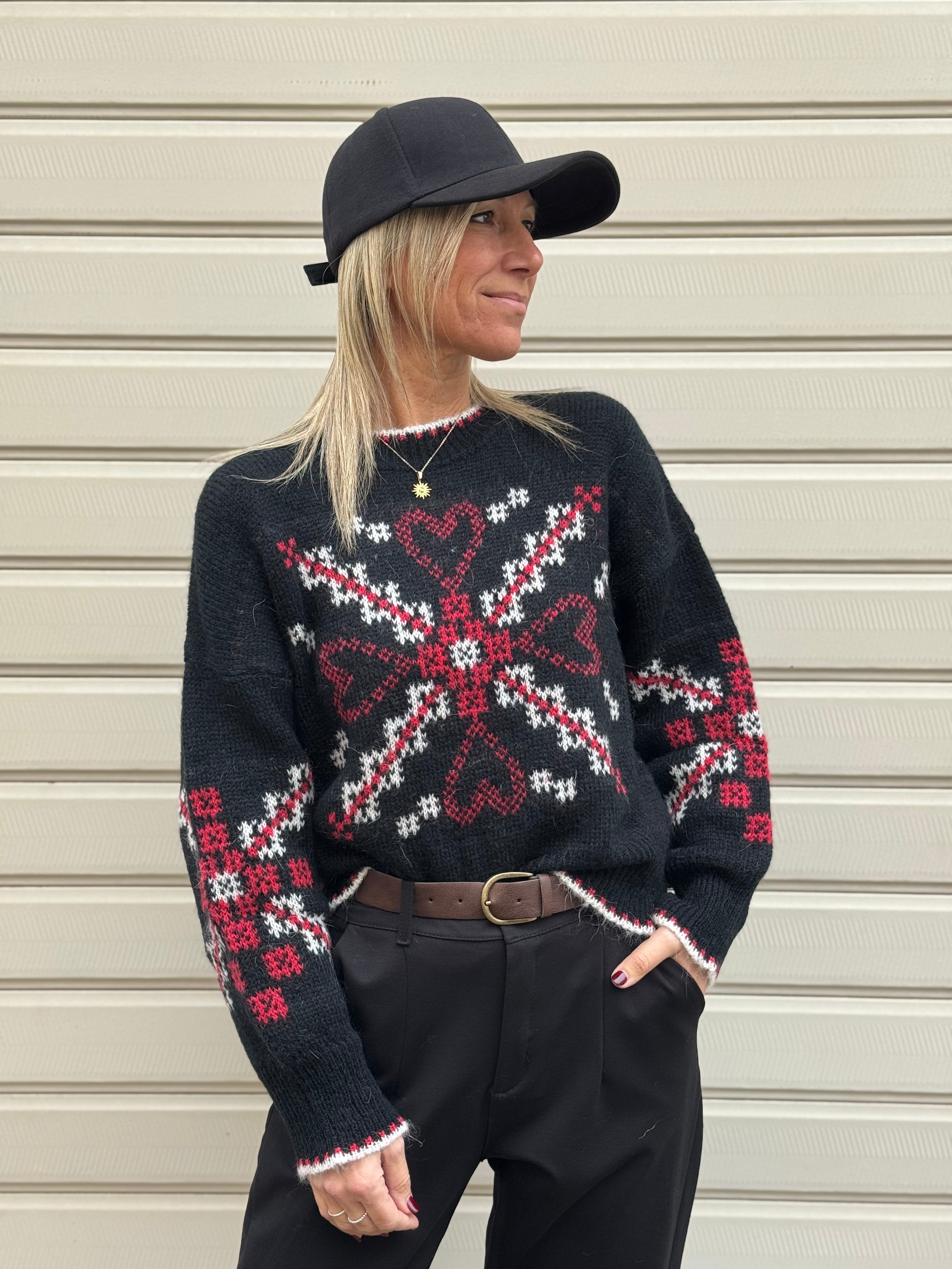 Maglione cuore kontatto