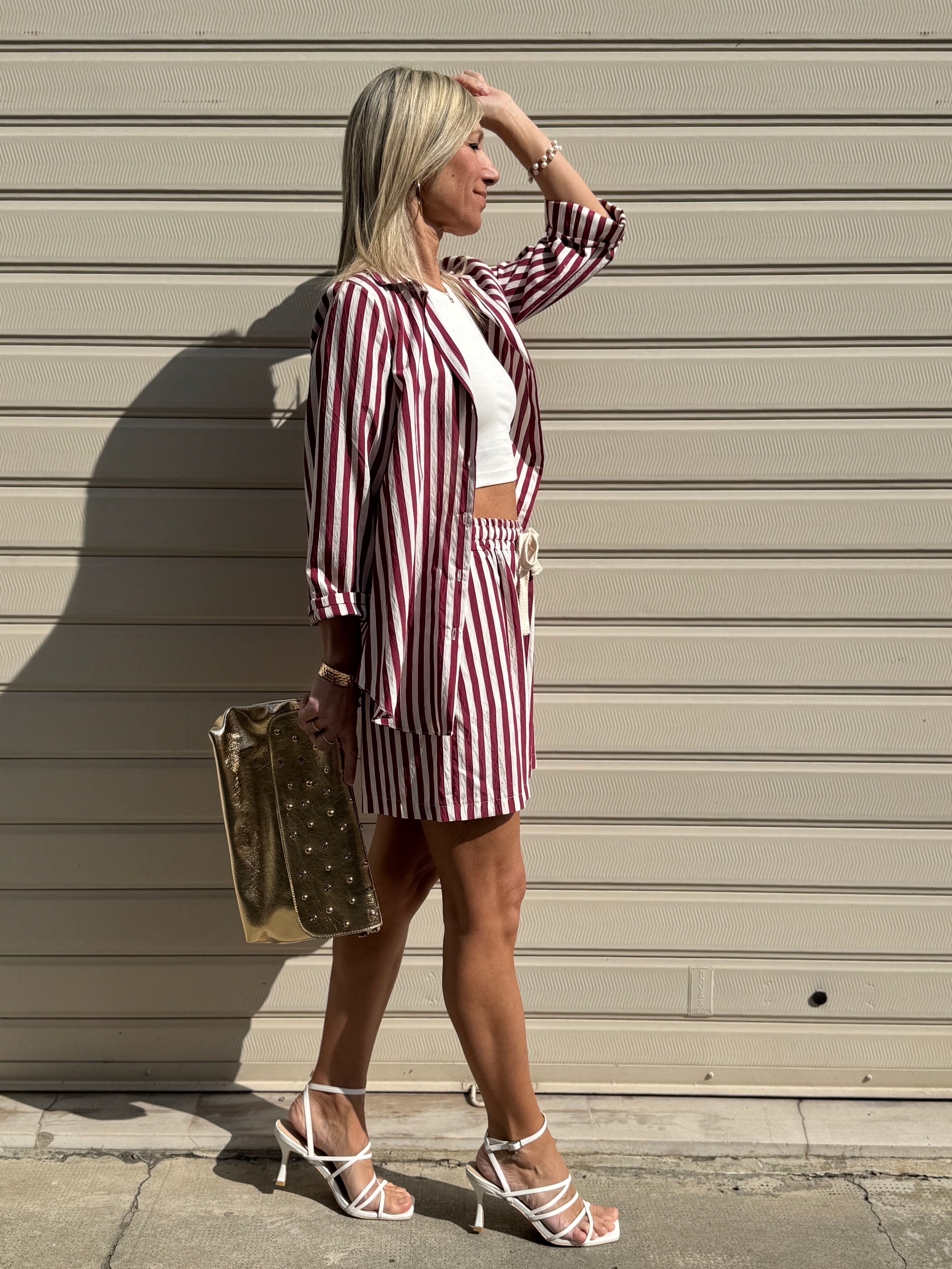 Camicia righe artigli