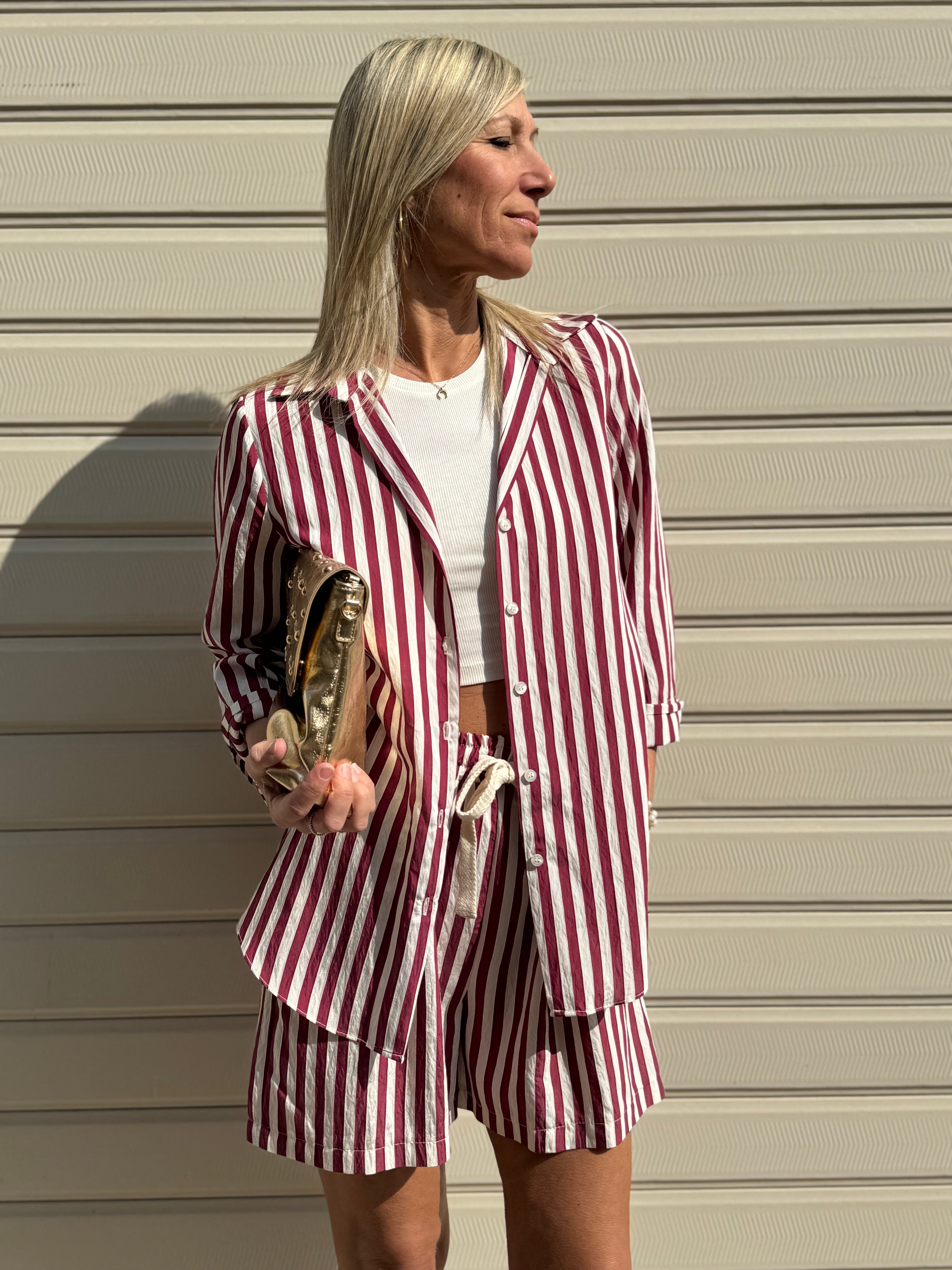 Camicia righe artigli
