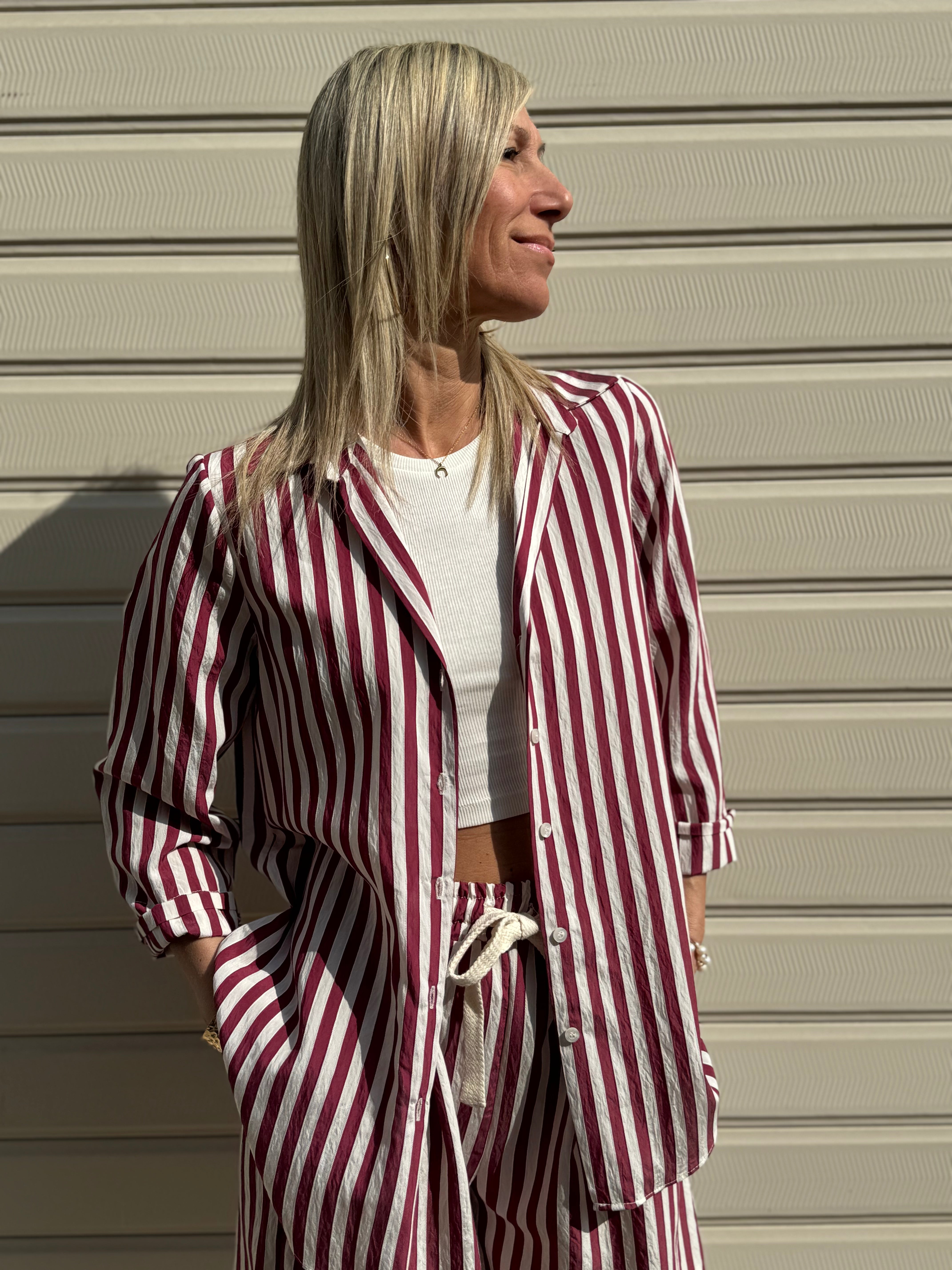 Camicia righe artigli