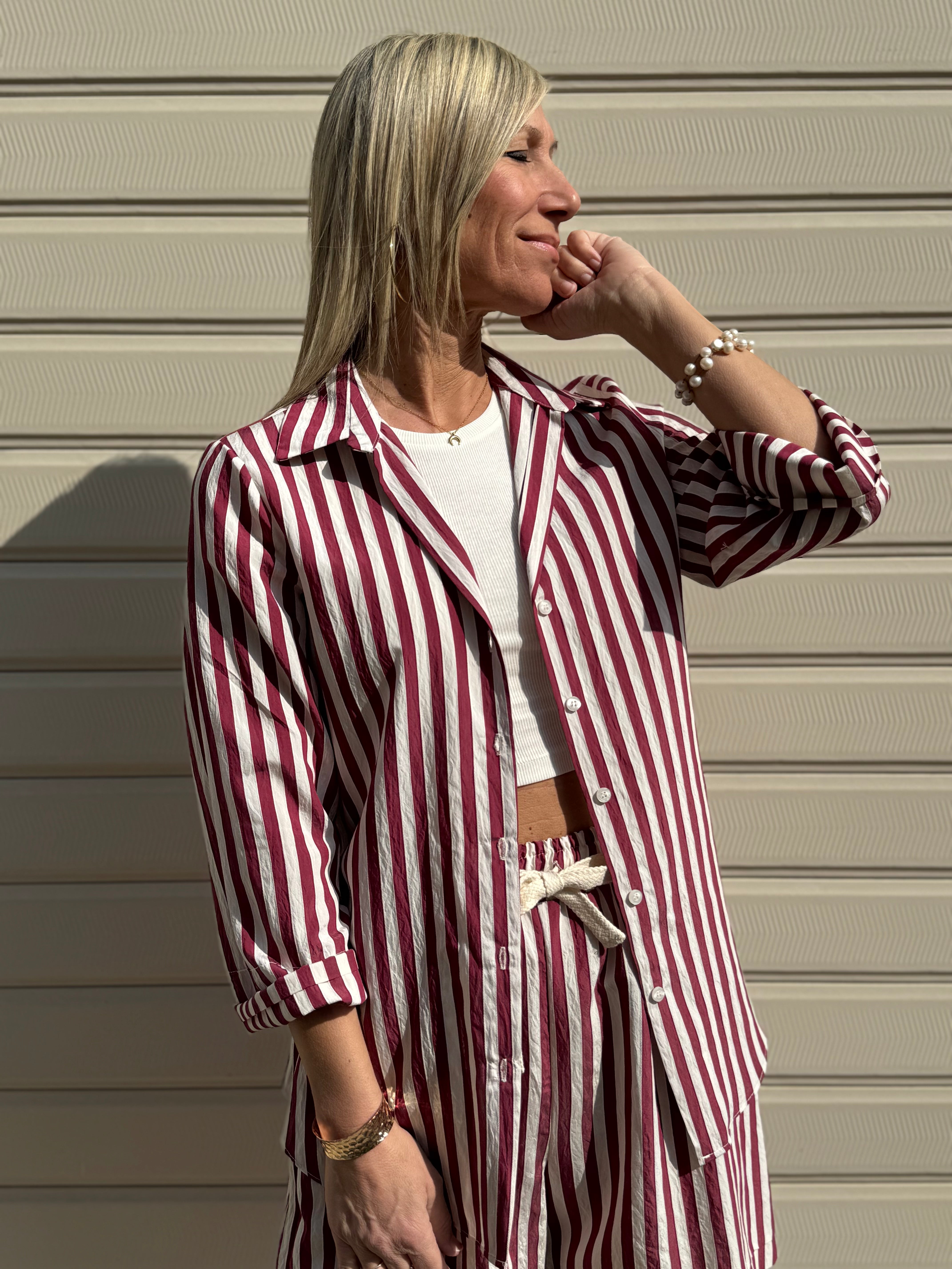 Camicia righe artigli
