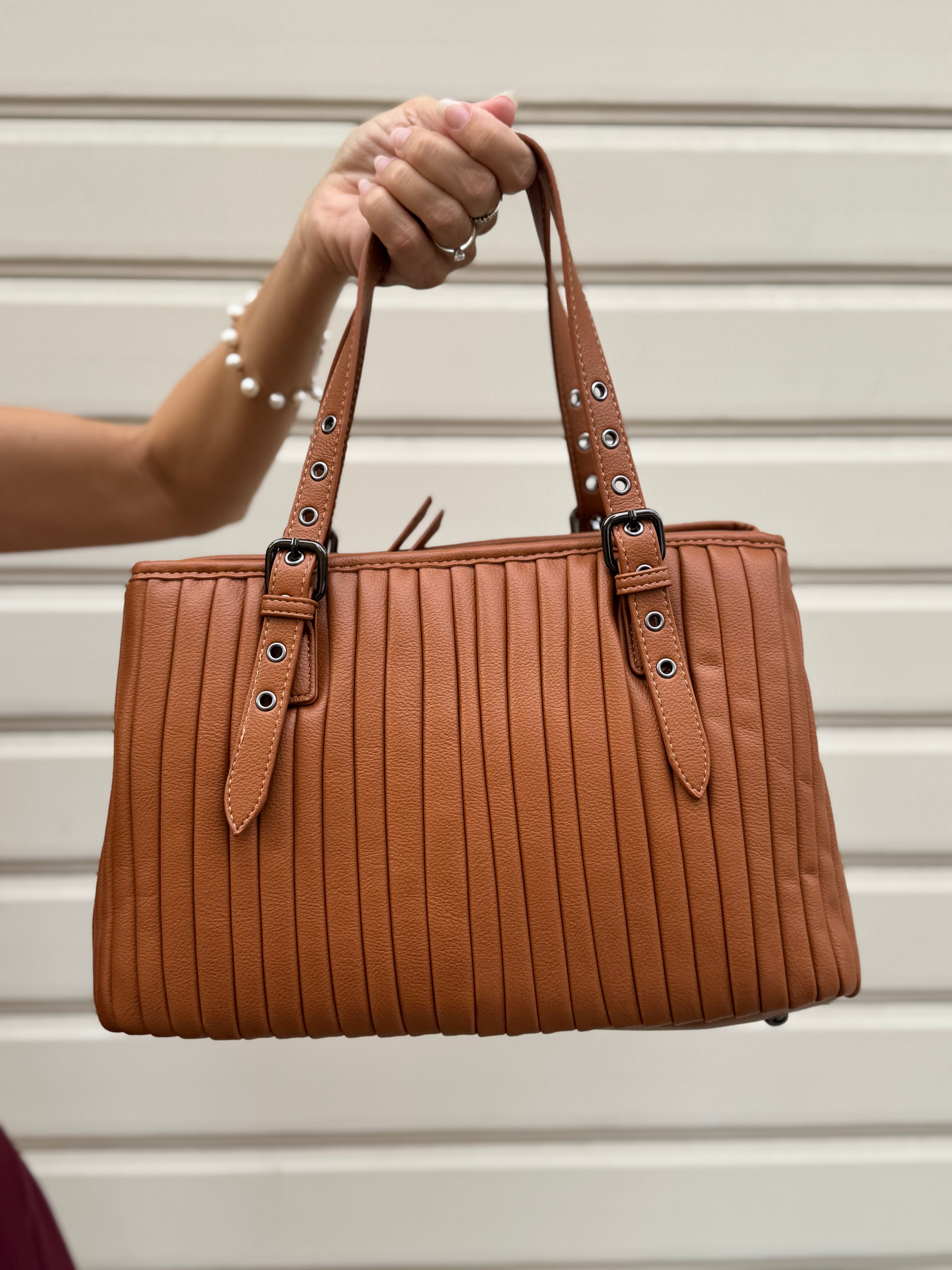 Borsa plissettata grande